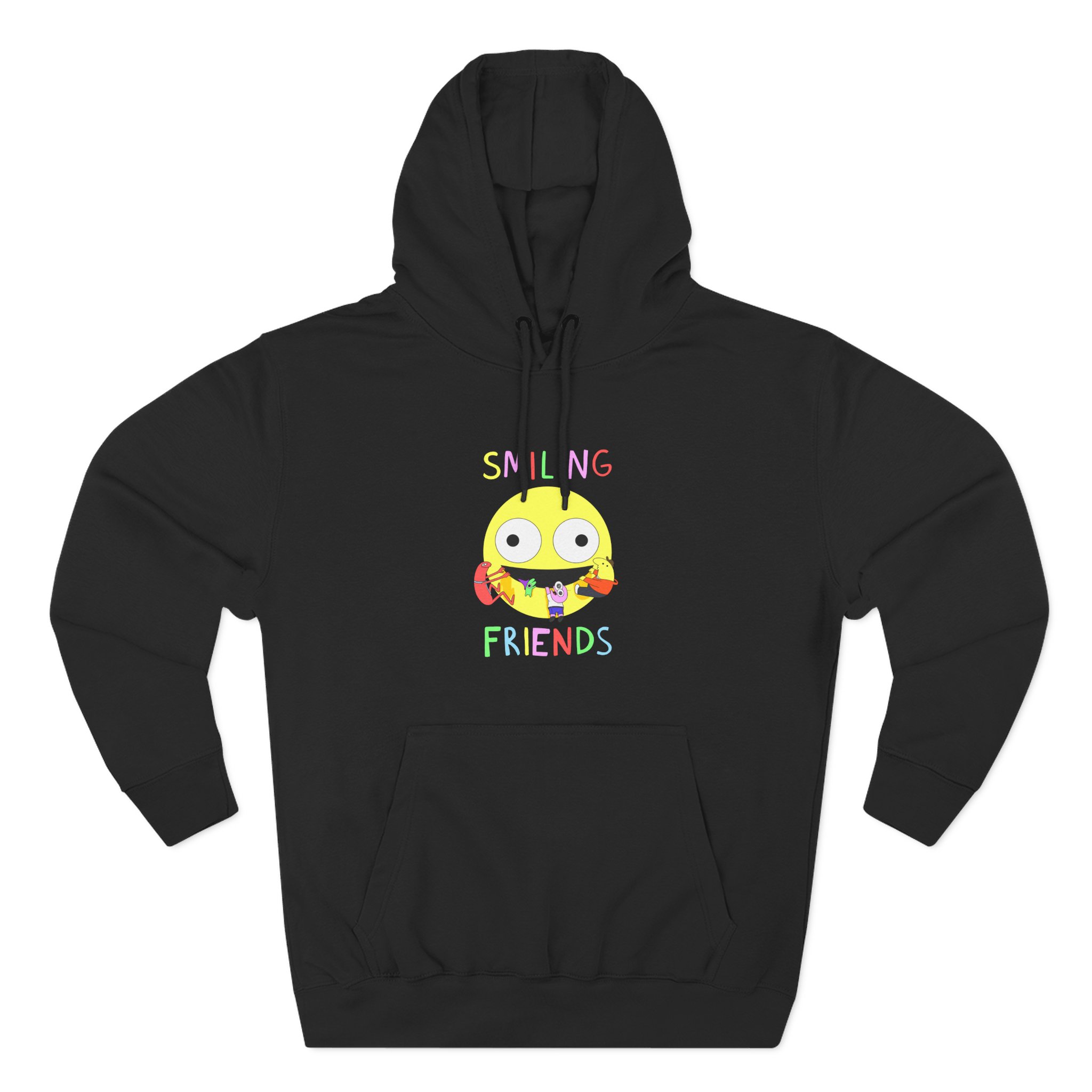 Smiling Friends Three-panel Fleece Hoodie