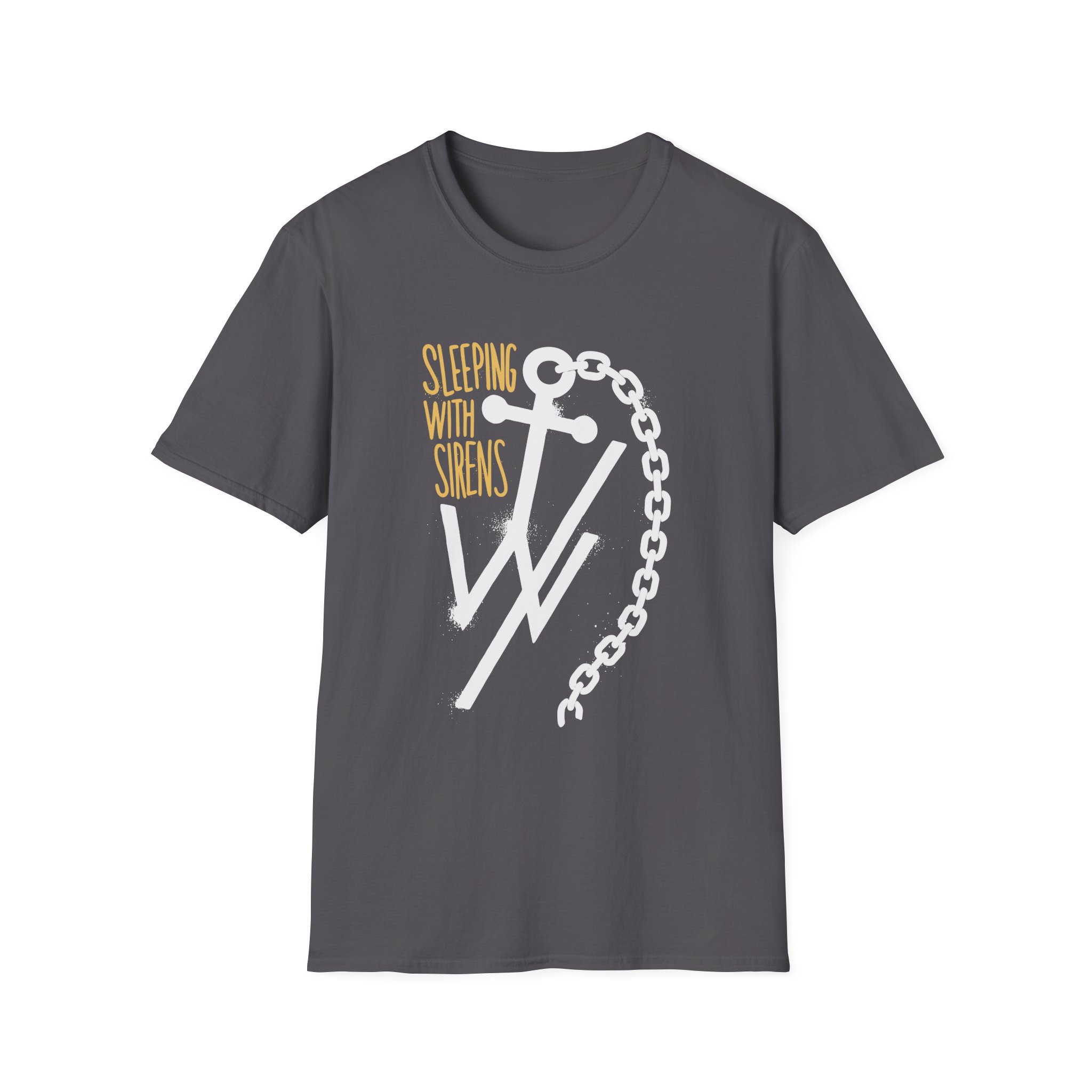 Sleeping With Sirens Anchor Chain Unisex Softstyle T-Shirt