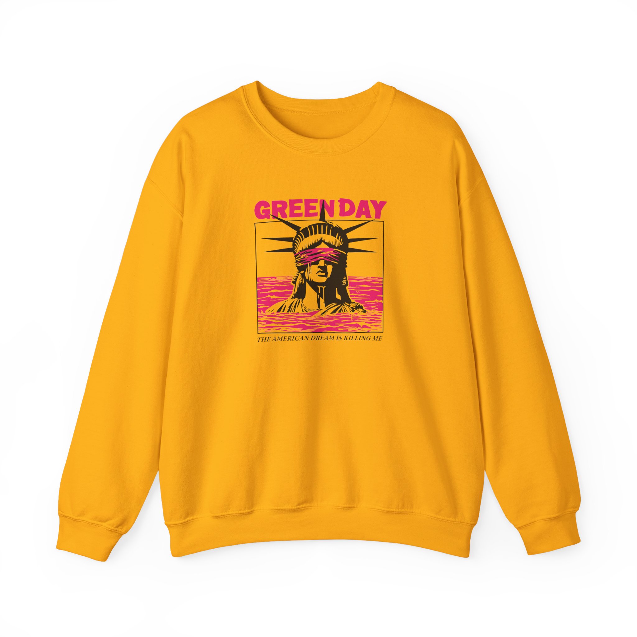Green Day Lady Liberty Unisex Heavy Blendâ„¢ Crewneck Sweatshirt