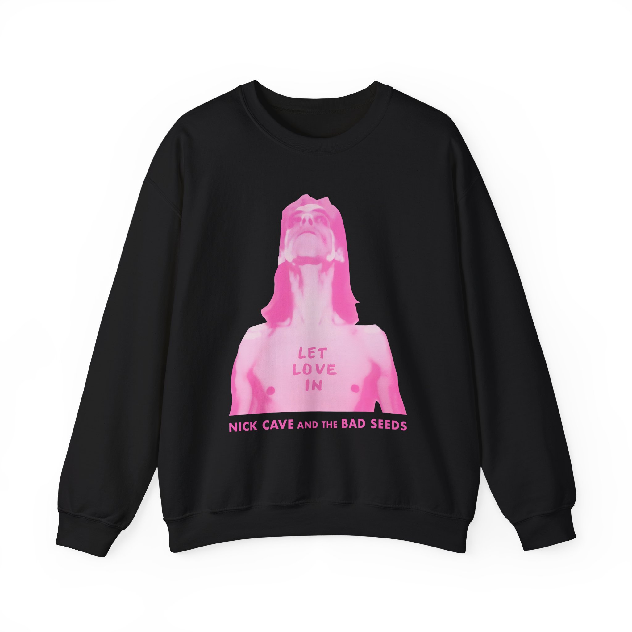 Nick Cave Let Love in Unisex Heavy Blendâ„¢ Crewneck Sweatshirt