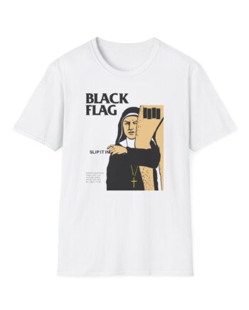Black Flag Slip It in Unisex Softstyle T-Shirt