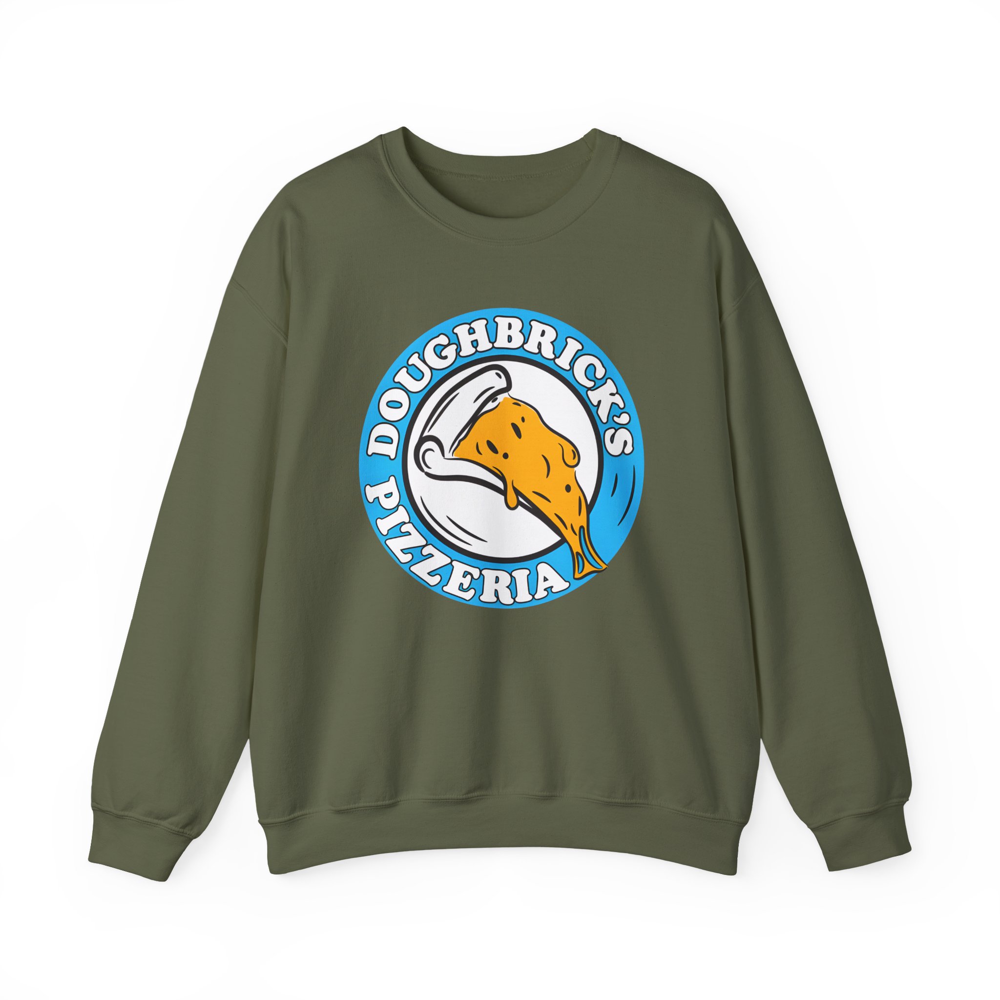 David Dobrik Doughbriks Pizza Unisex Heavy Blendâ„¢ Crewneck Sweatshirt