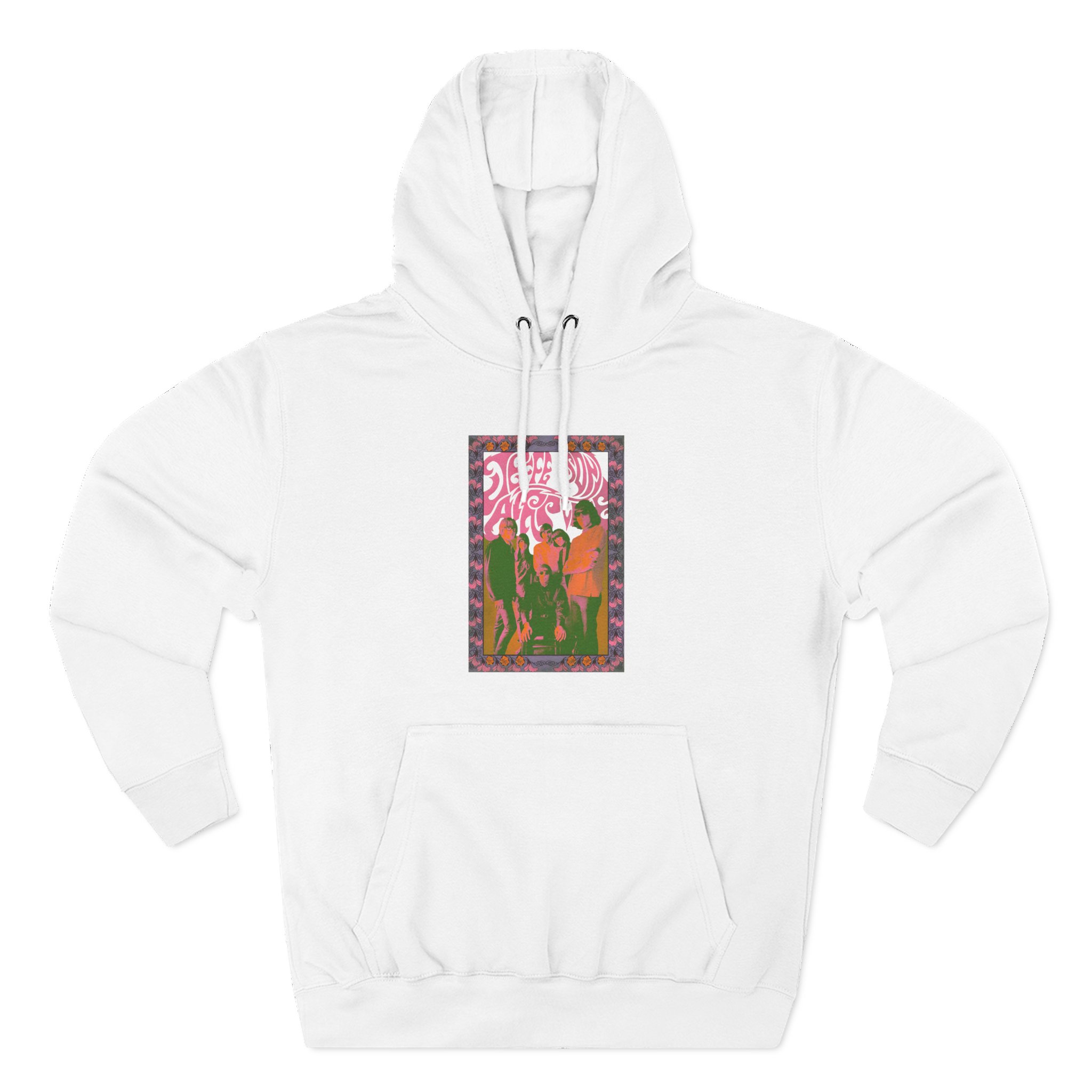 Jefferson Airplane Psychedelic Band Photo Three-Panel Fleece Hoodie