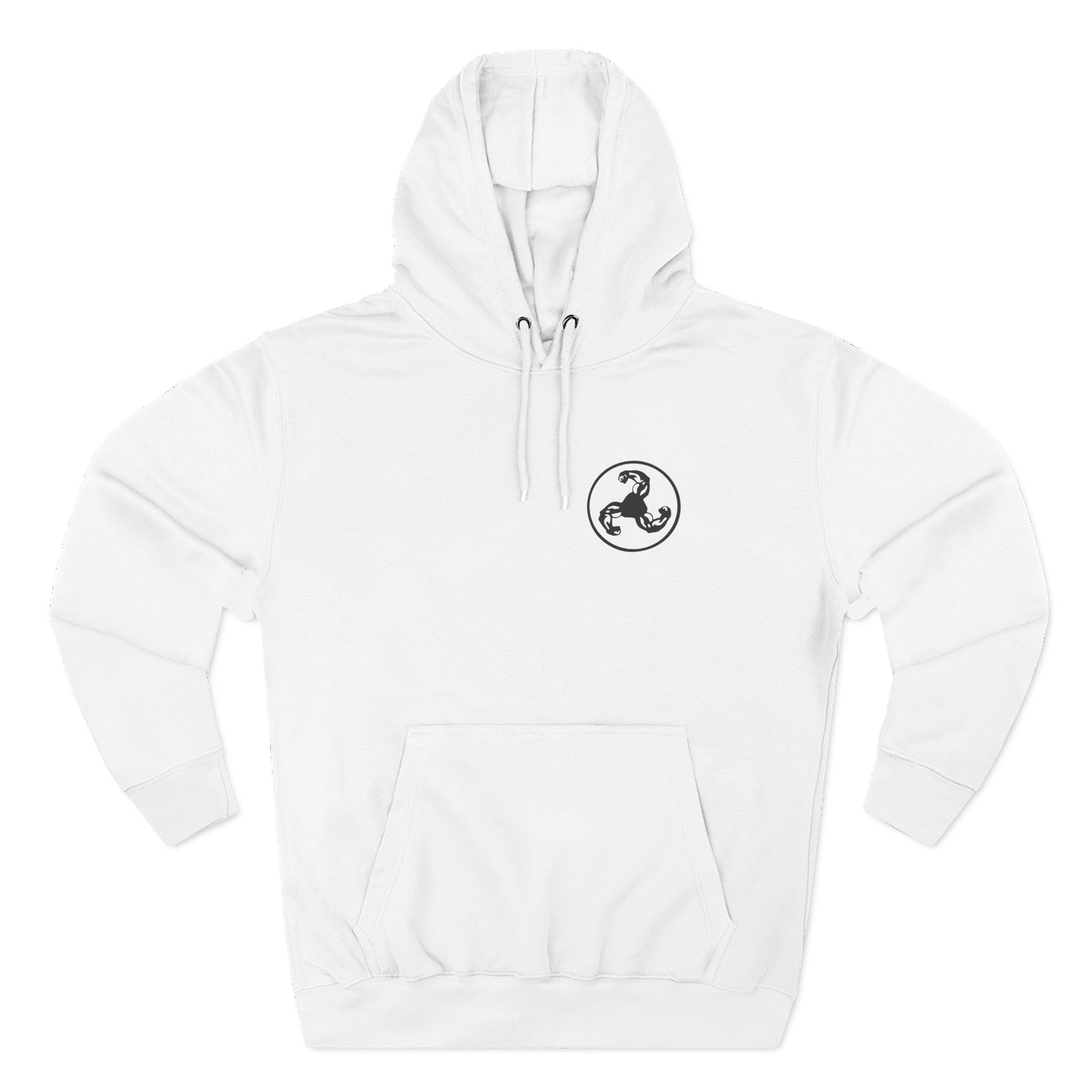 Bicep Logo Three-Panel Fleece Hoodie