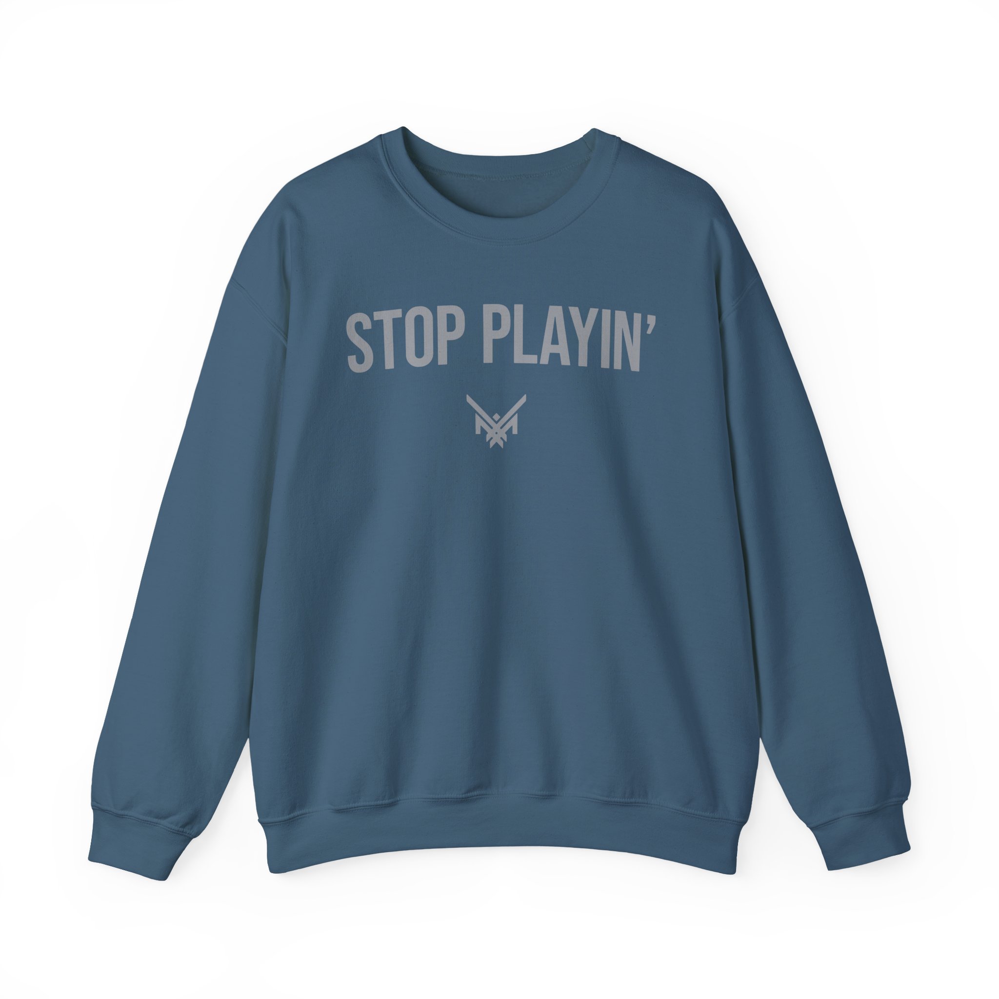 Maxx Crosby Stop Playin Unisex Heavy Blendâ„¢ Crewneck Sweatshirt