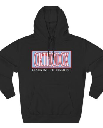 Orthodox Box Logo Three-Panel Fleece Hoodie