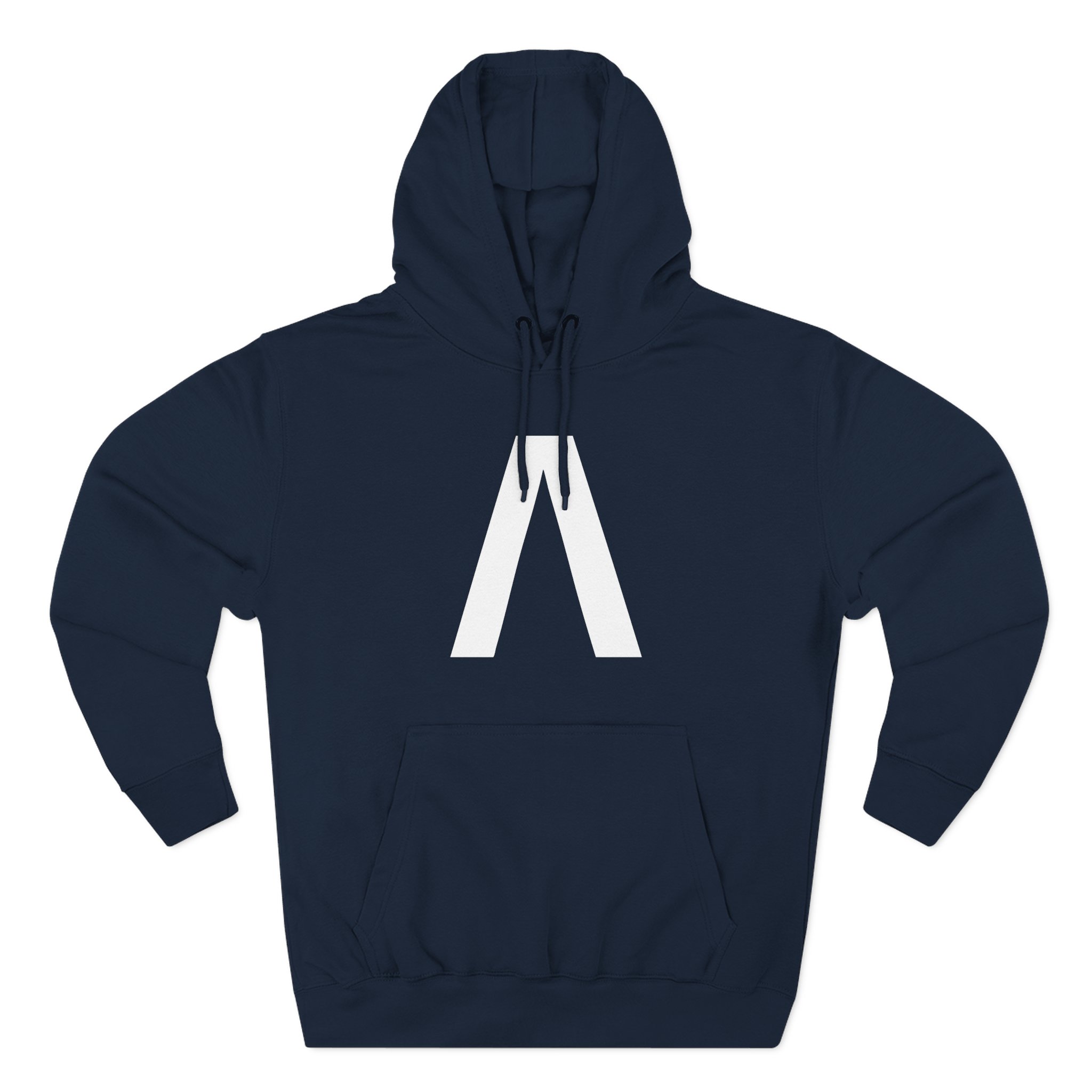 Axwell Logo Three-Panel Fleece Hoodie