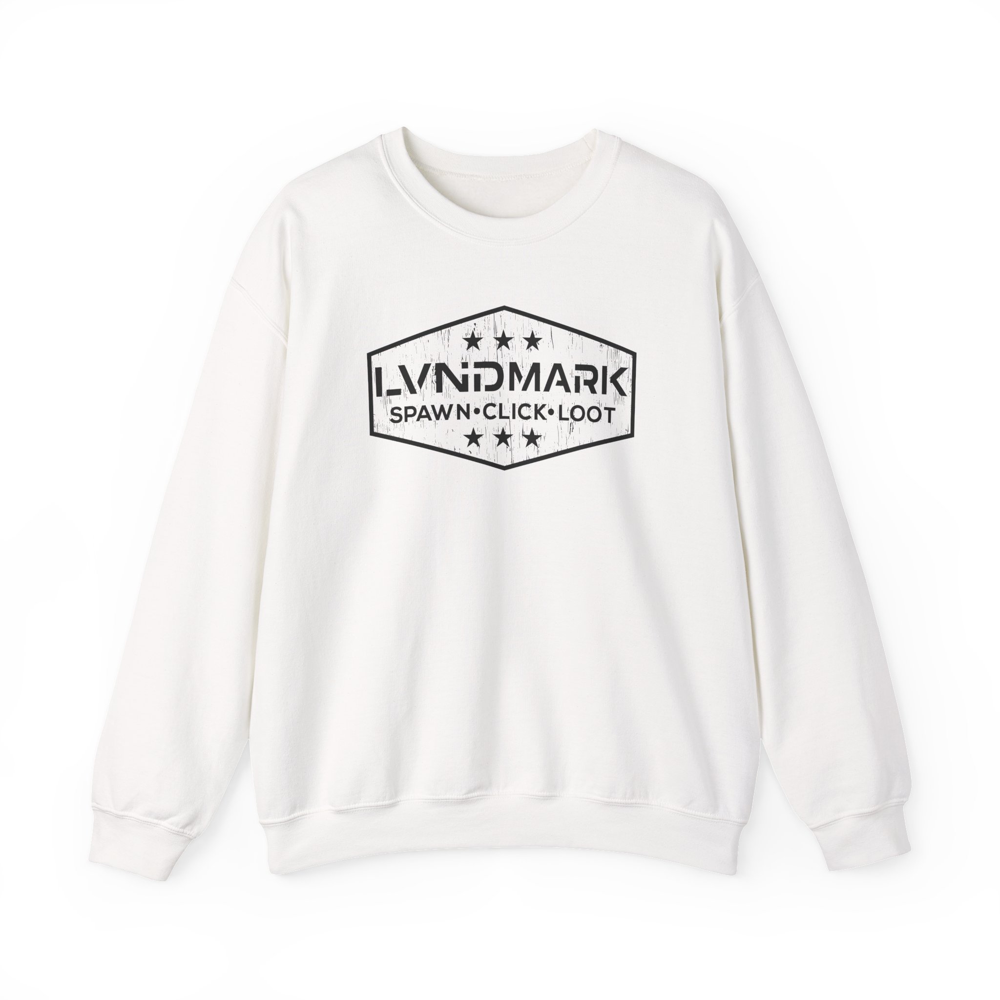 Lvndmark Spawn Click Loot 77 Unisex Heavy Blendâ„¢ Crewneck Sweatshirt