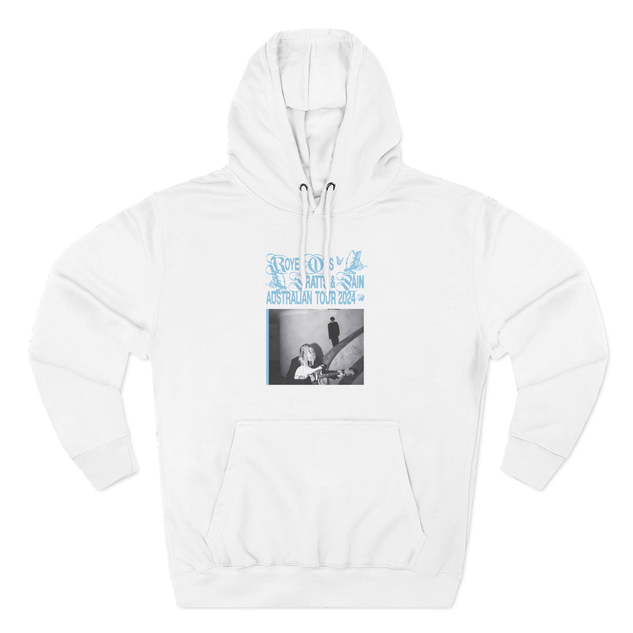 Royel Otis Band Pratts and Pain Australian Tour 2024 Three-Panel Fleece Hoodie