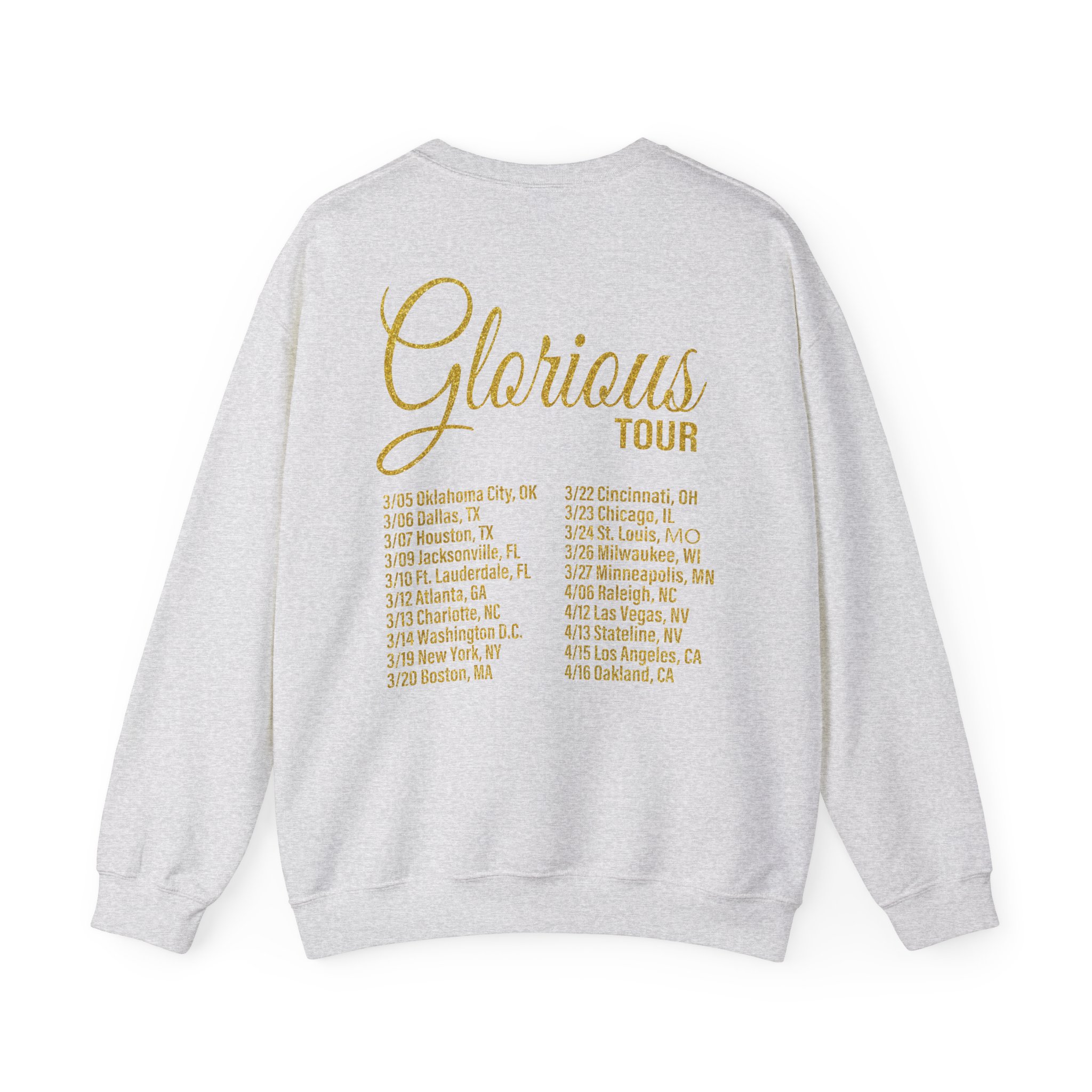 Glorilla Glorious Tour Unisex Heavy Blendâ„¢ Crewneck Sweatshirt