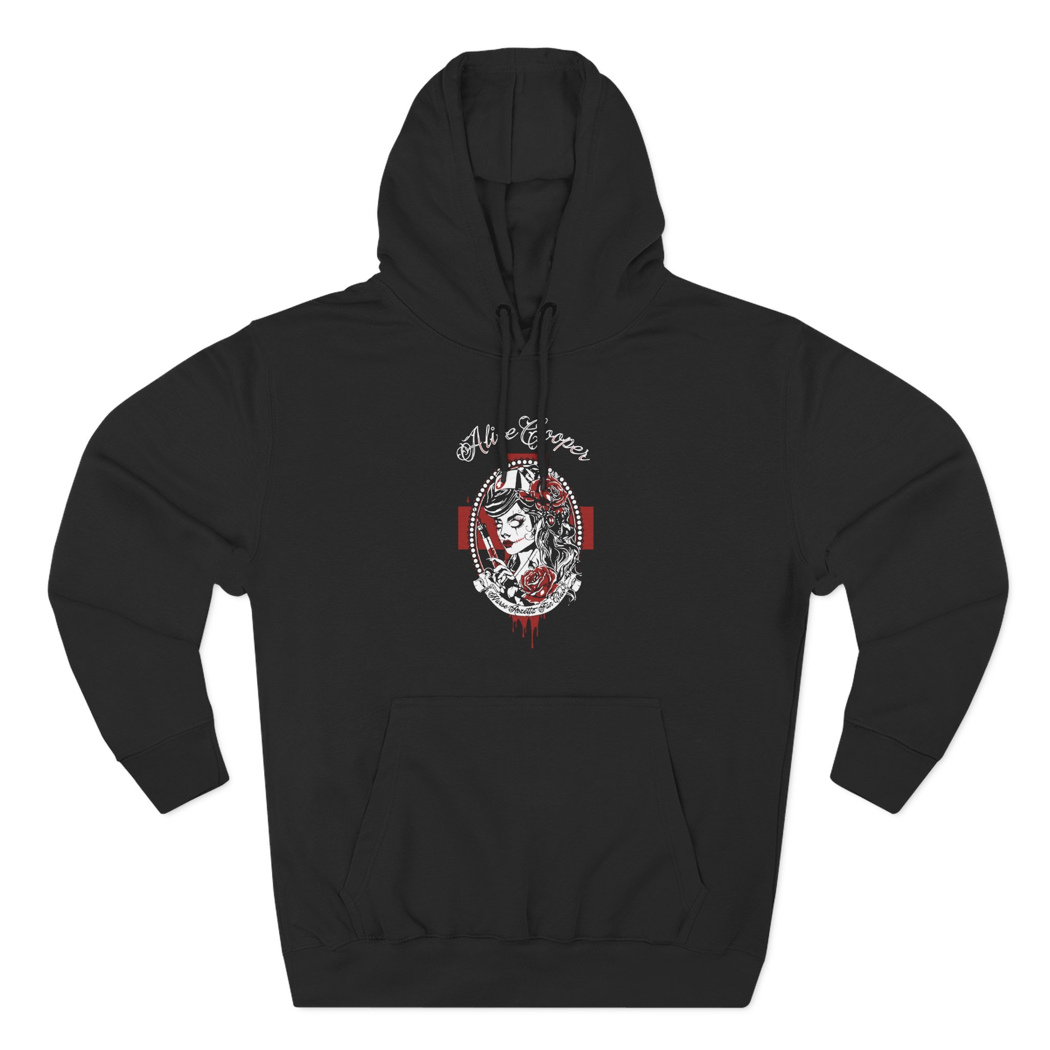 Alice Cooper Nurse Rosetta Three-Panel Fleece Hoodie