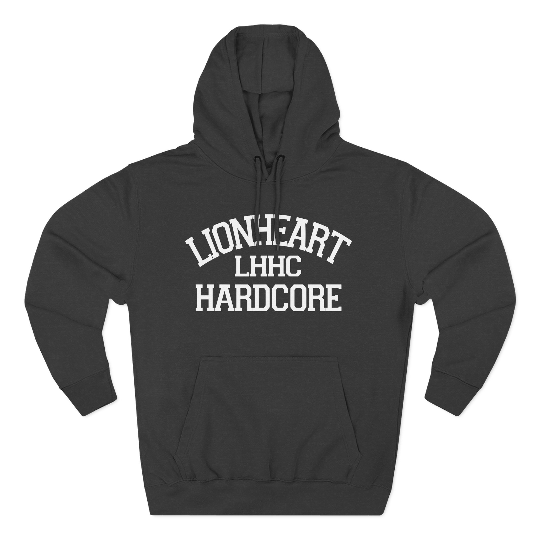 Lionheart "Stacked" Three-Panel Fleece Hoodie