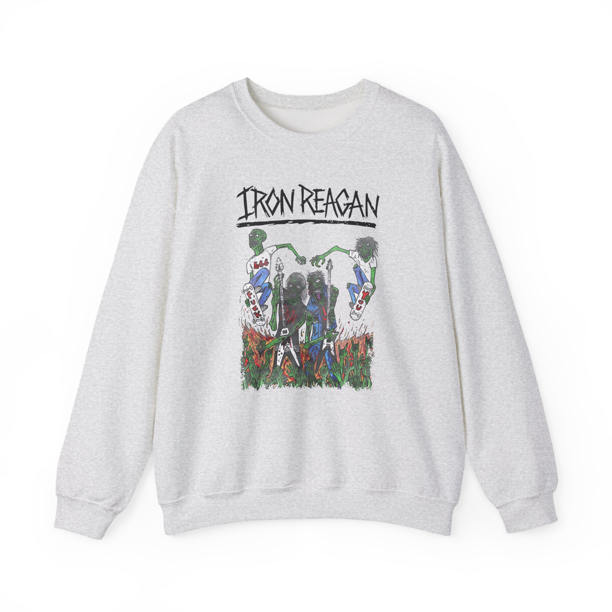 Iron Reagan Death Pit Unisex Heavy Blendâ„¢ Crewneck Sweatshirt