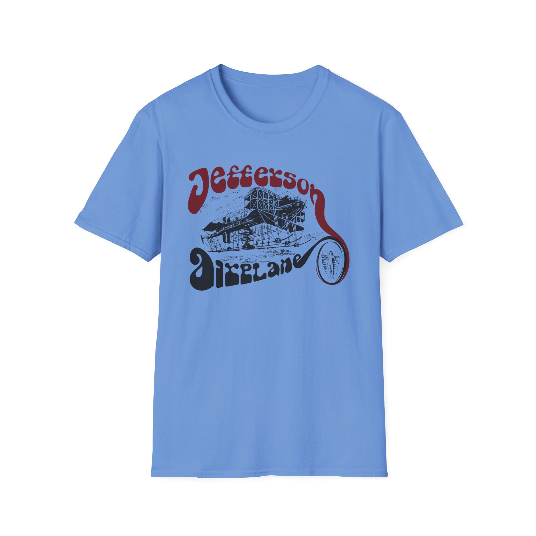 Jefferson Airplane Vintage Plane Unisex Softstyle T-Shirt