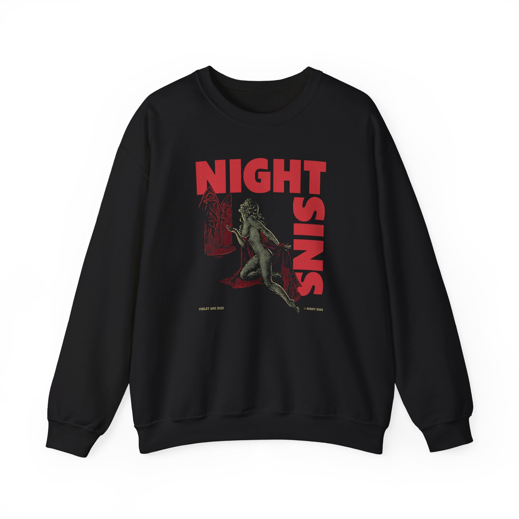 Night Sins Shrine Unisex Heavy Blendâ„¢ Crewneck Sweatshirt