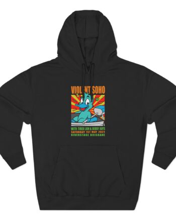 Violent Soho  Event Poster Three-Panel Fleece Hoodie