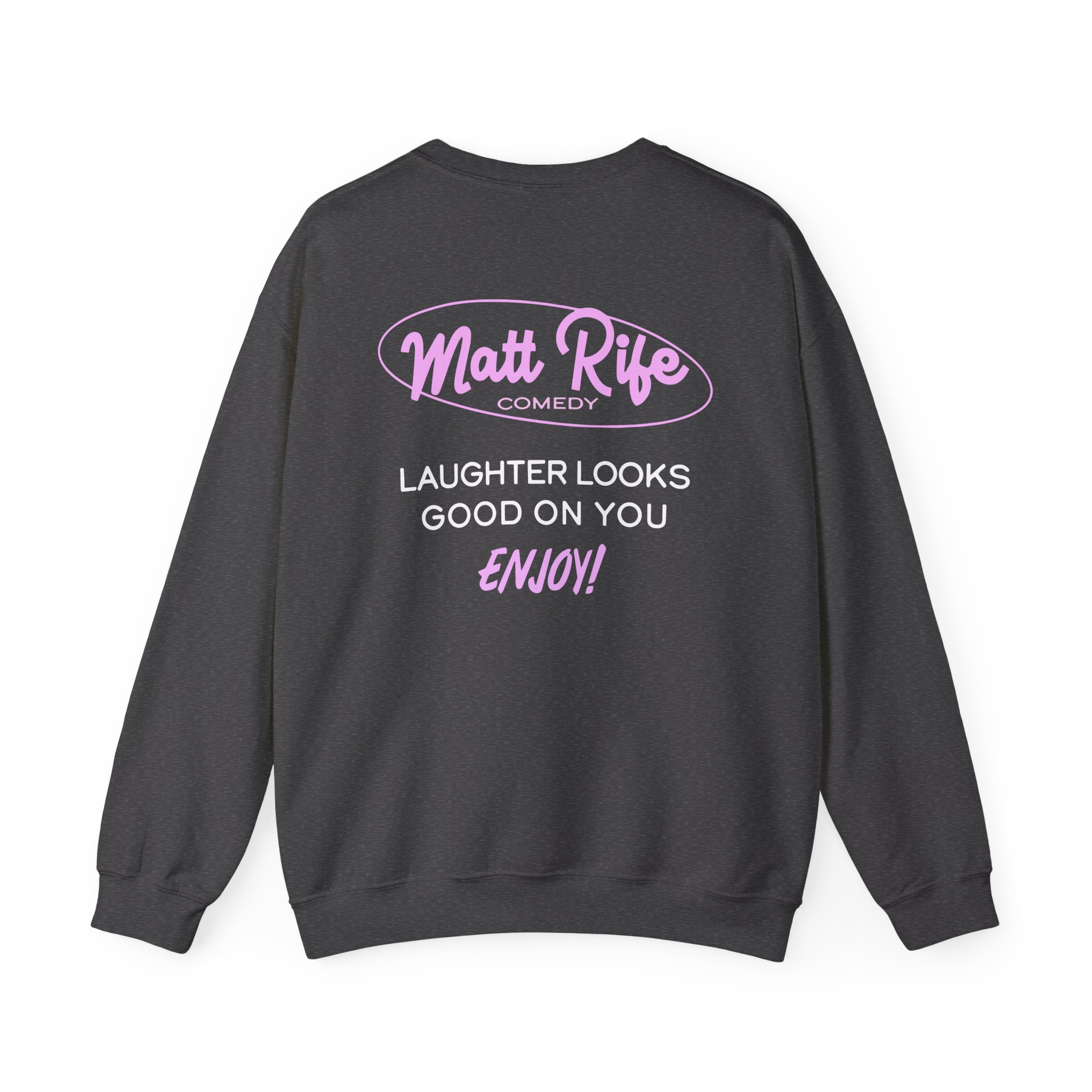 Matt Rife Laughter Looks Good on You Unisex Heavy Blendâ„¢ Crewneck Sweatshirt