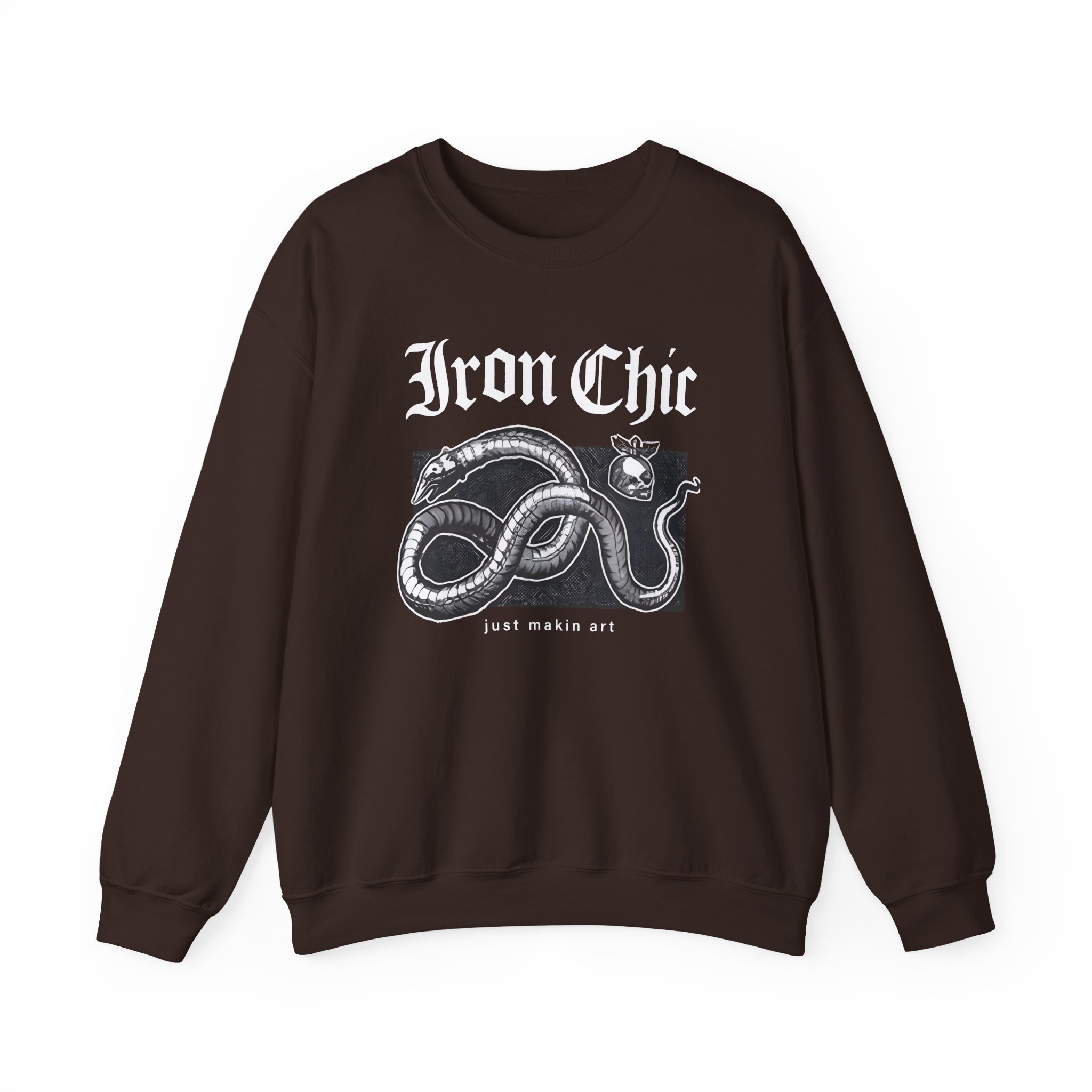 Iron Chic Makin' Art Unisex Heavy Blend Crewneck Sweatshirt