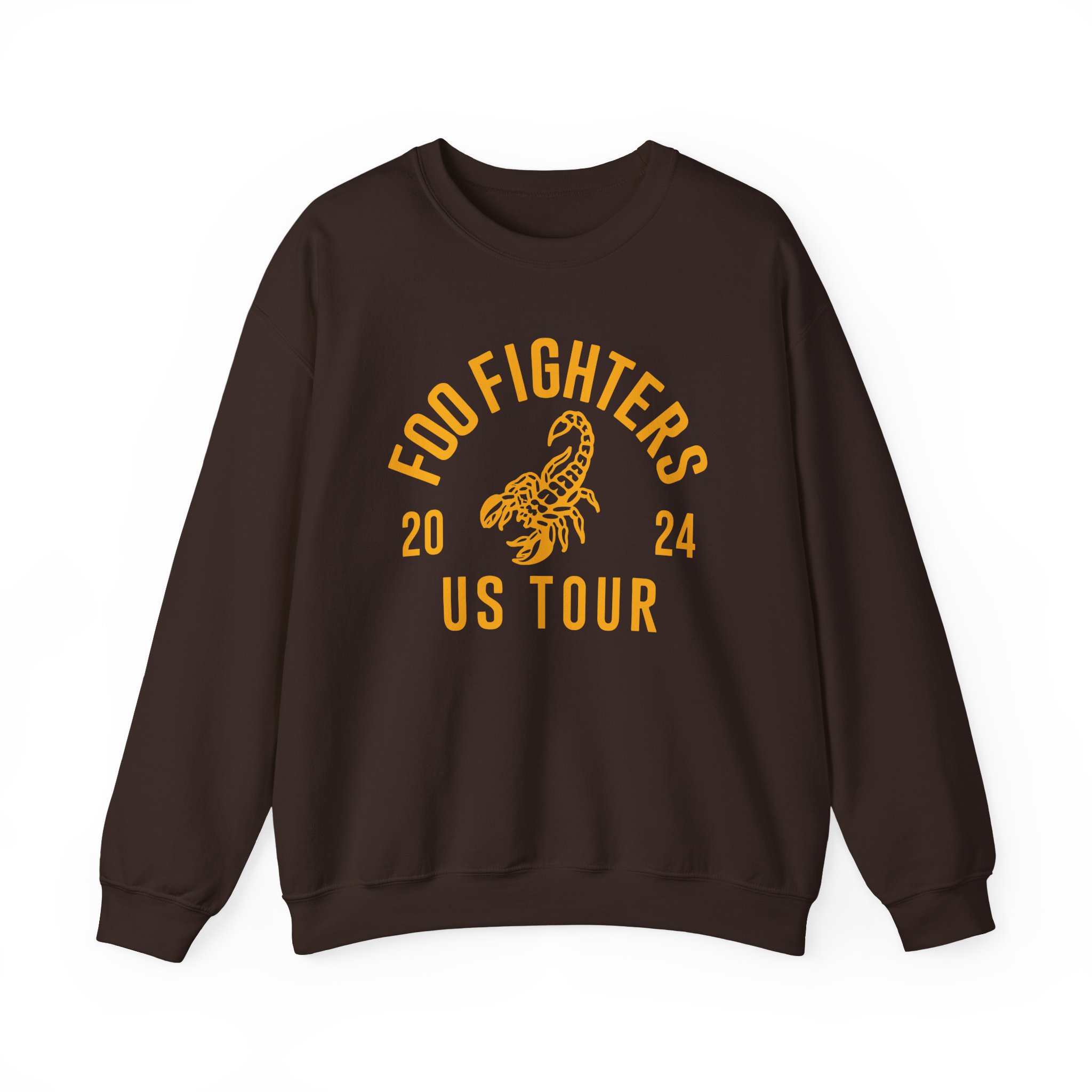 Foo Fighters 2024 Us Tour Unisex Heavy Blendâ„¢ Crewneck Sweatshirt