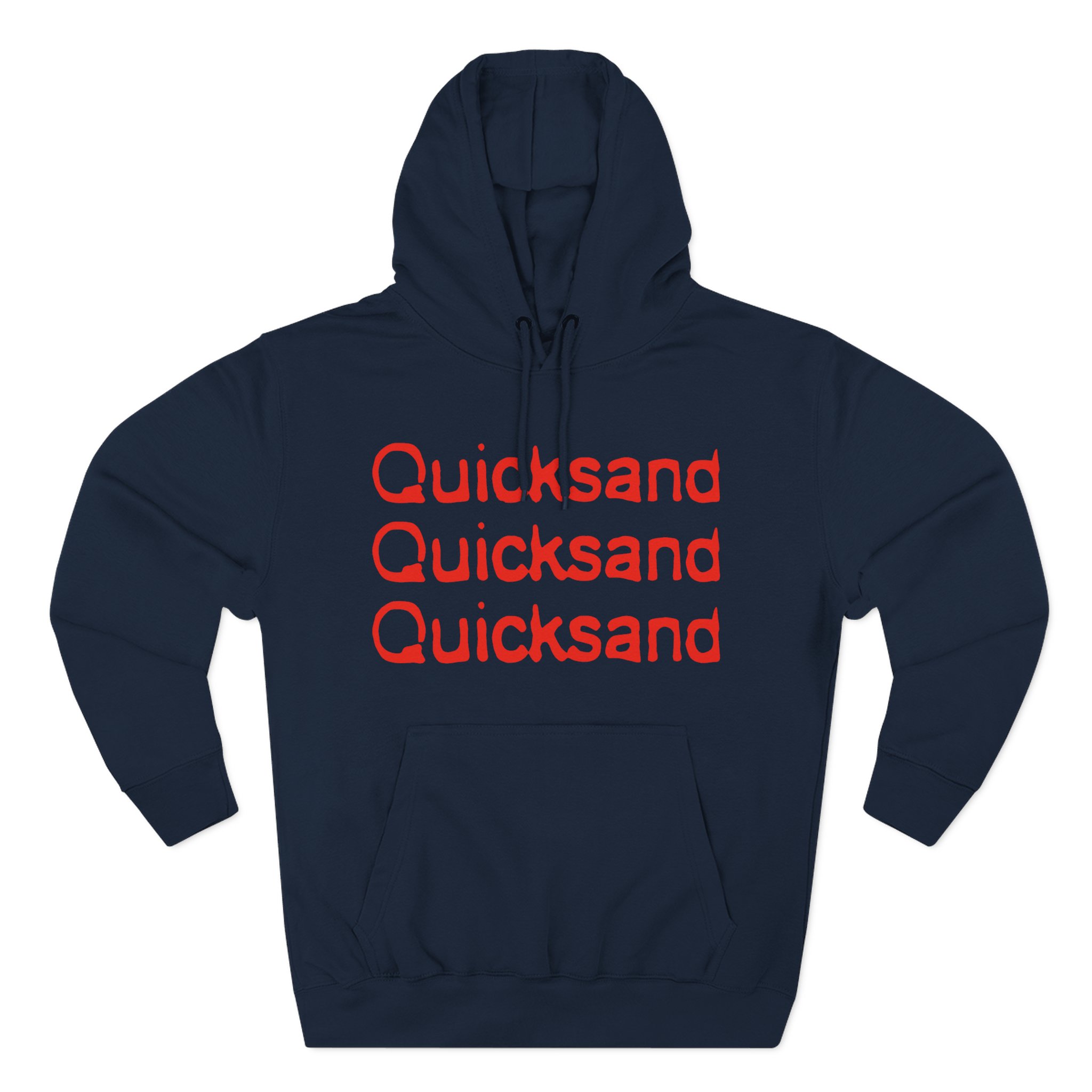 Quicksand Logo Three-Panel Fleece Hoodie
