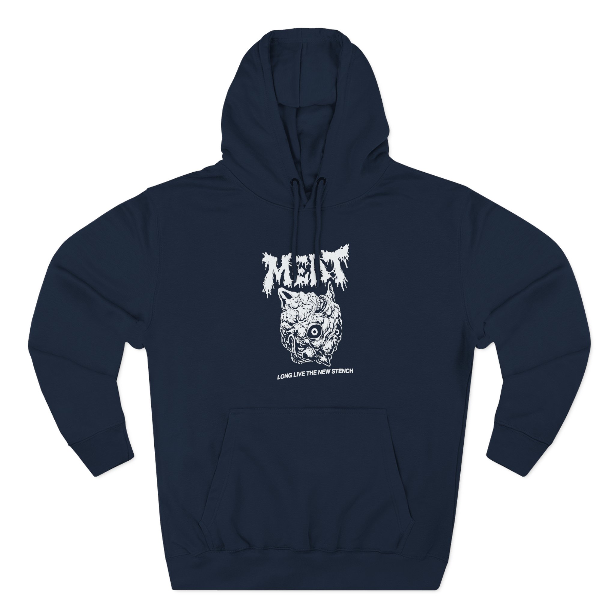 Meatcanyon Long Live the New Stench Three-Panel Fleece Hoodie