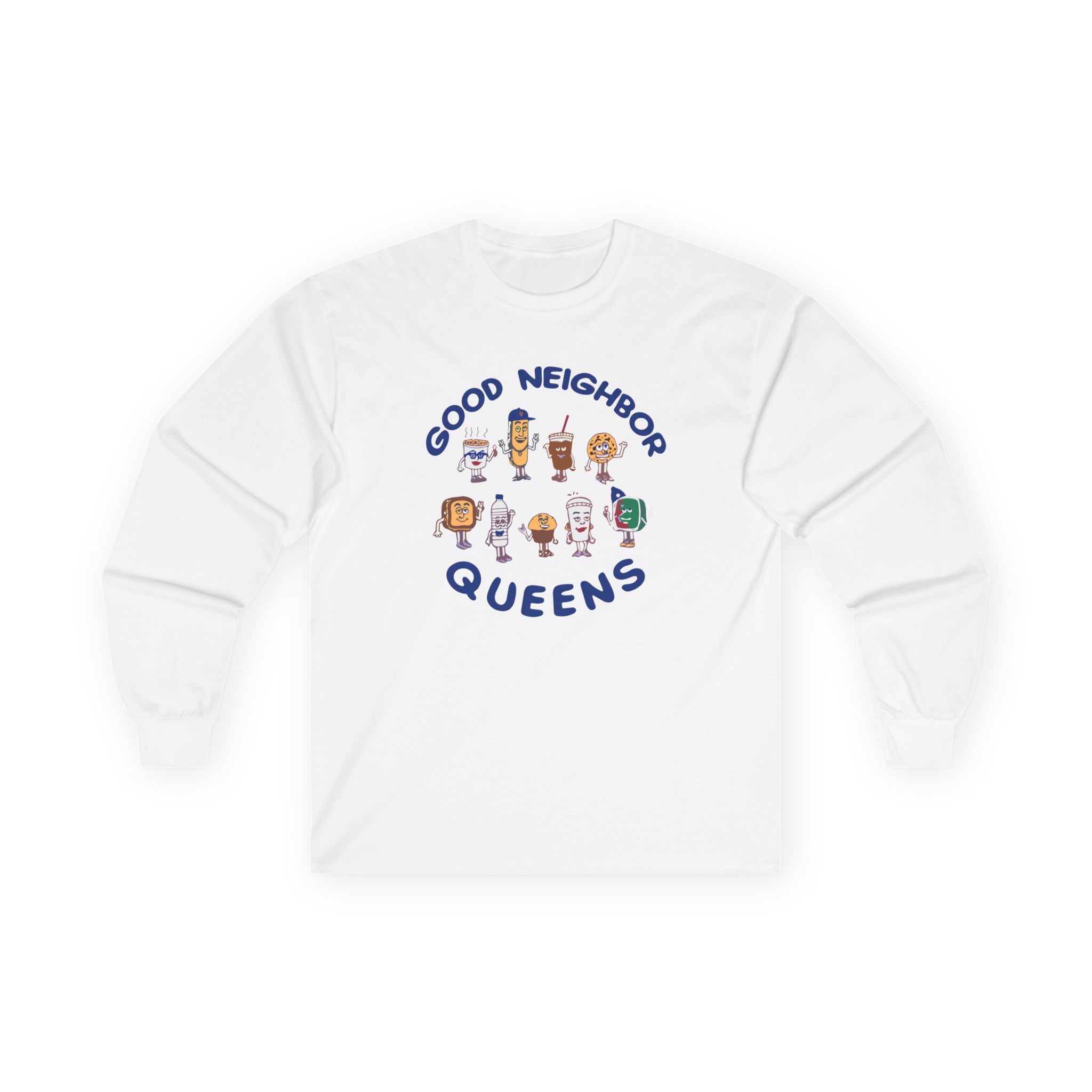 Good Neighbours Queens LS Unisex Ultra Cotton Long Sleeve Tee