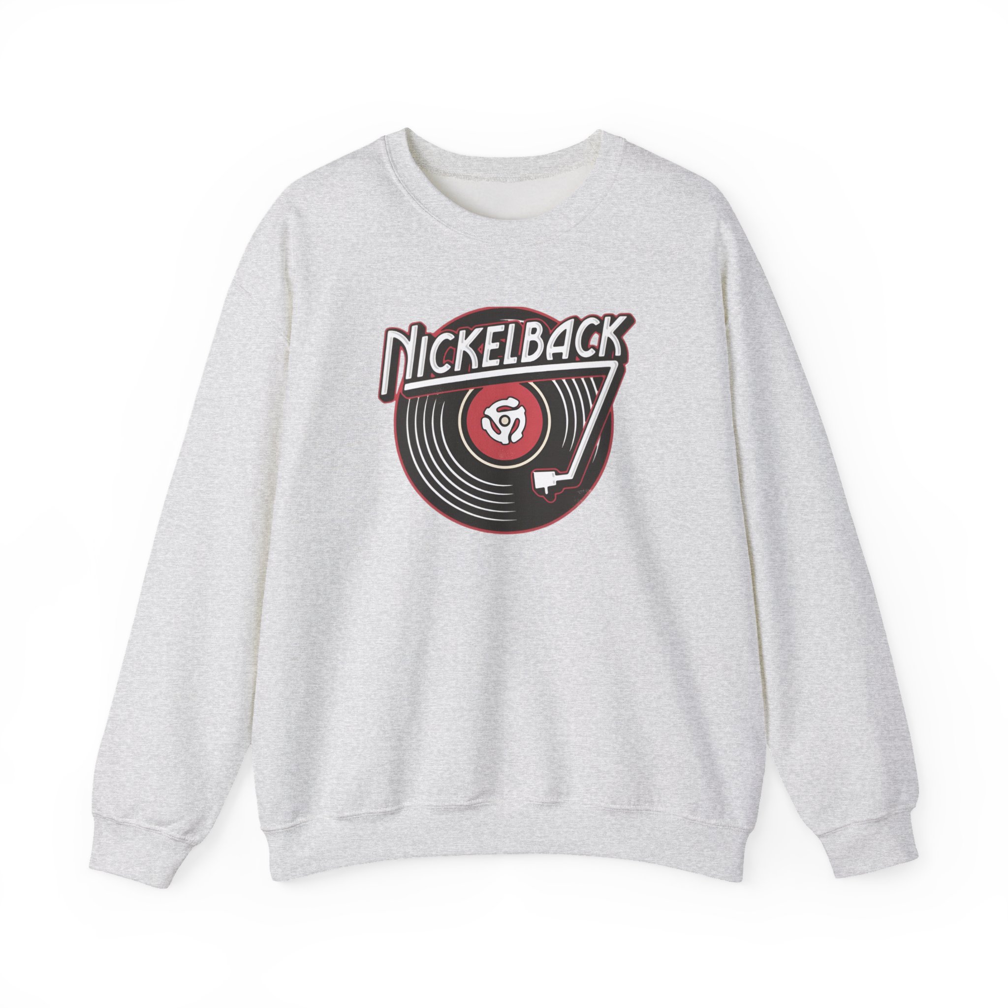 Nickelback Record Natural Ringer Unisex Heavy Blendâ„¢ Crewneck Sweatshirt