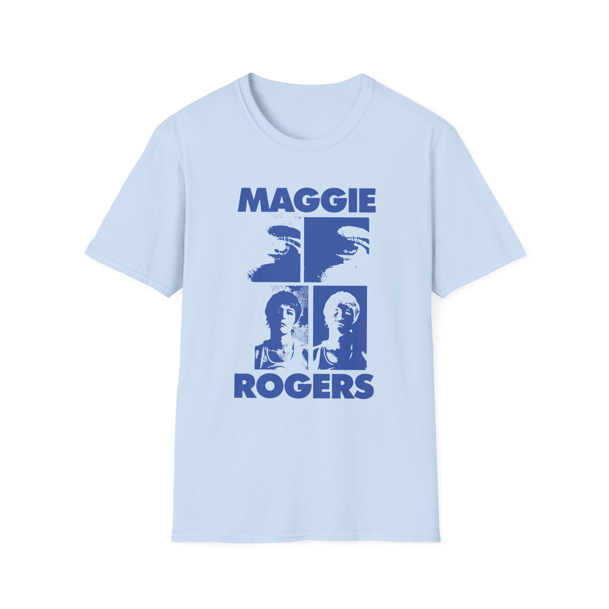 Maggie Rogers Mustard Grid Unisex Softstyle T-Shirt