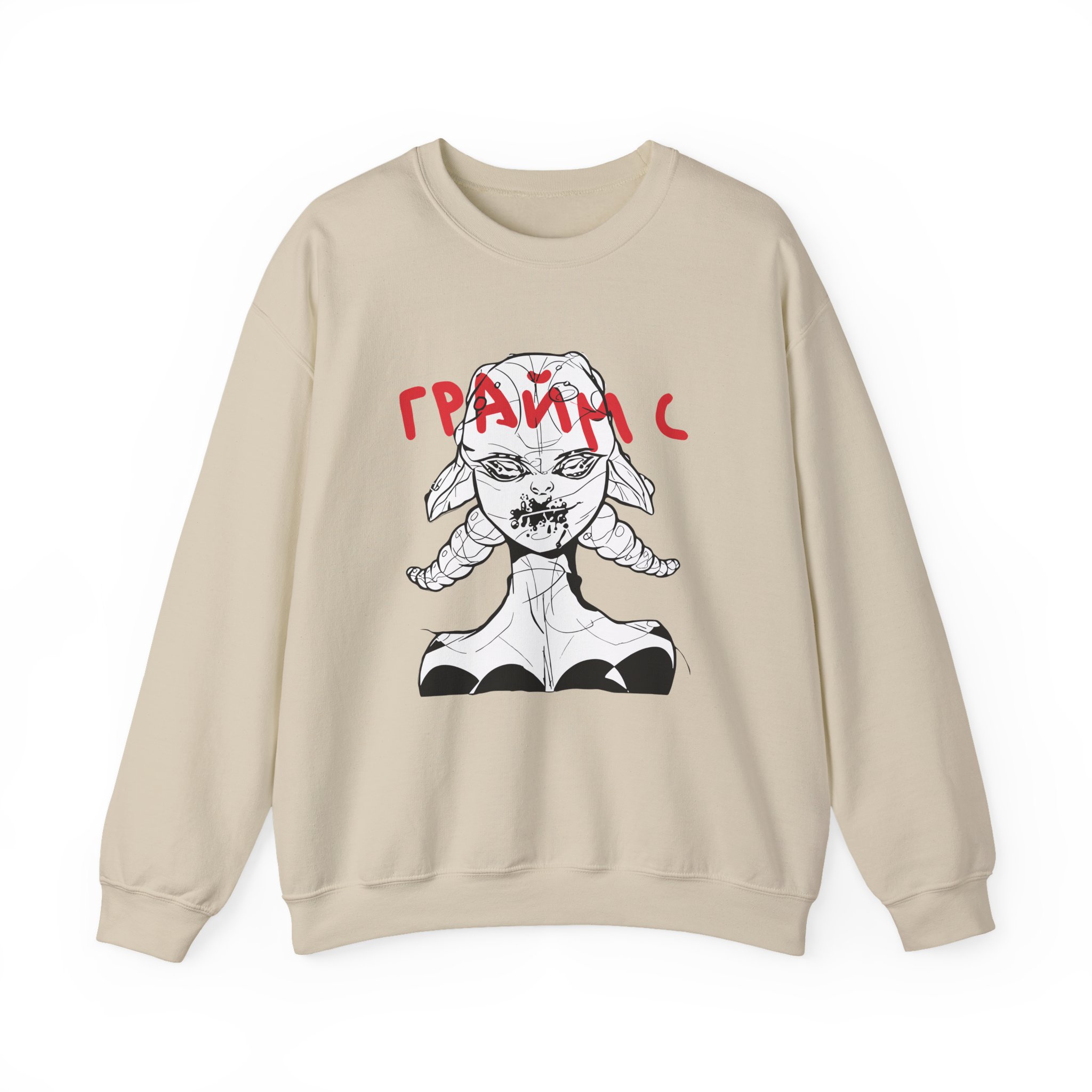 Grimes Unisex Heavy Blend Crewneck Sweatshirt