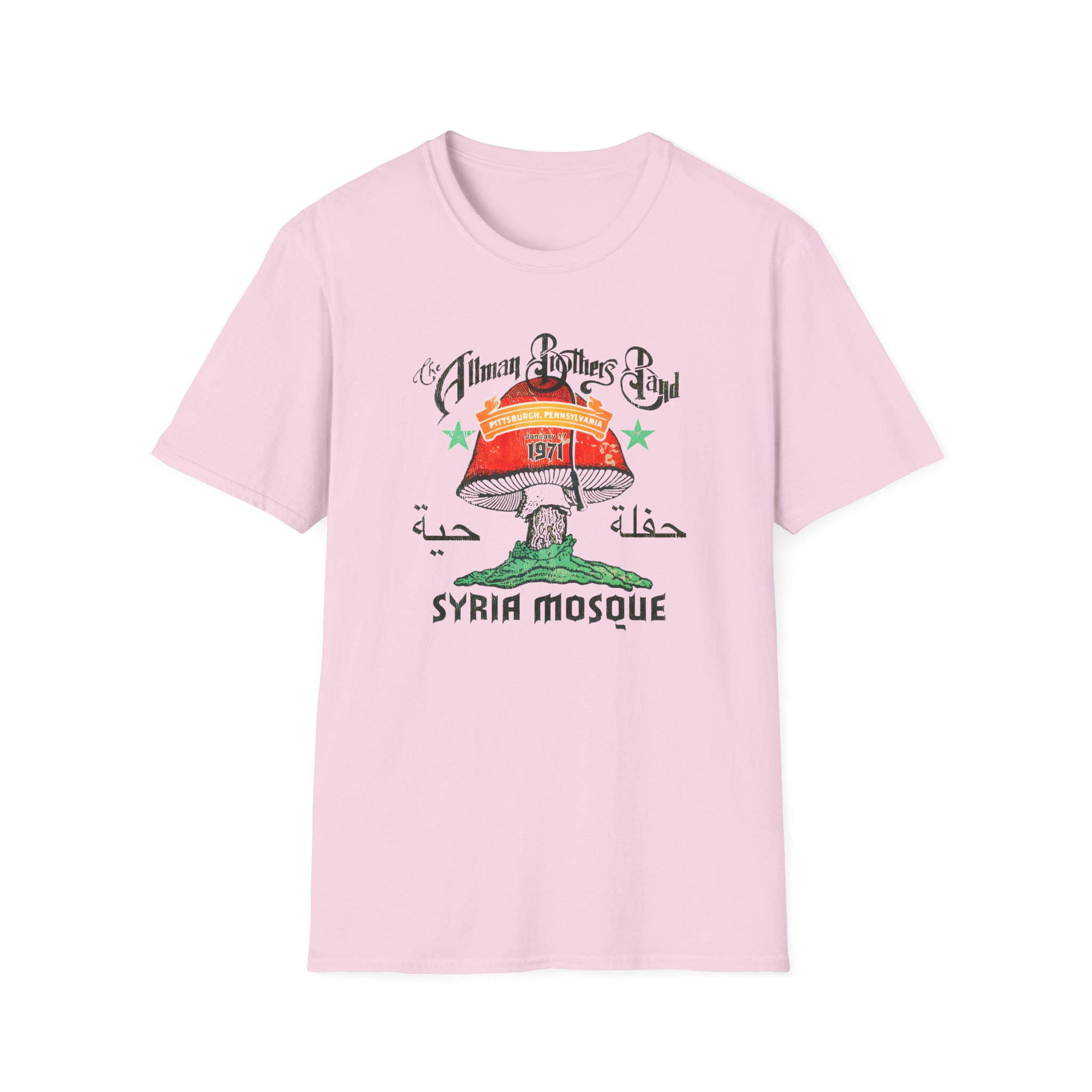 The Allman Brothers Pittsburgh 1971 Unisex Softstyle T-Shirt