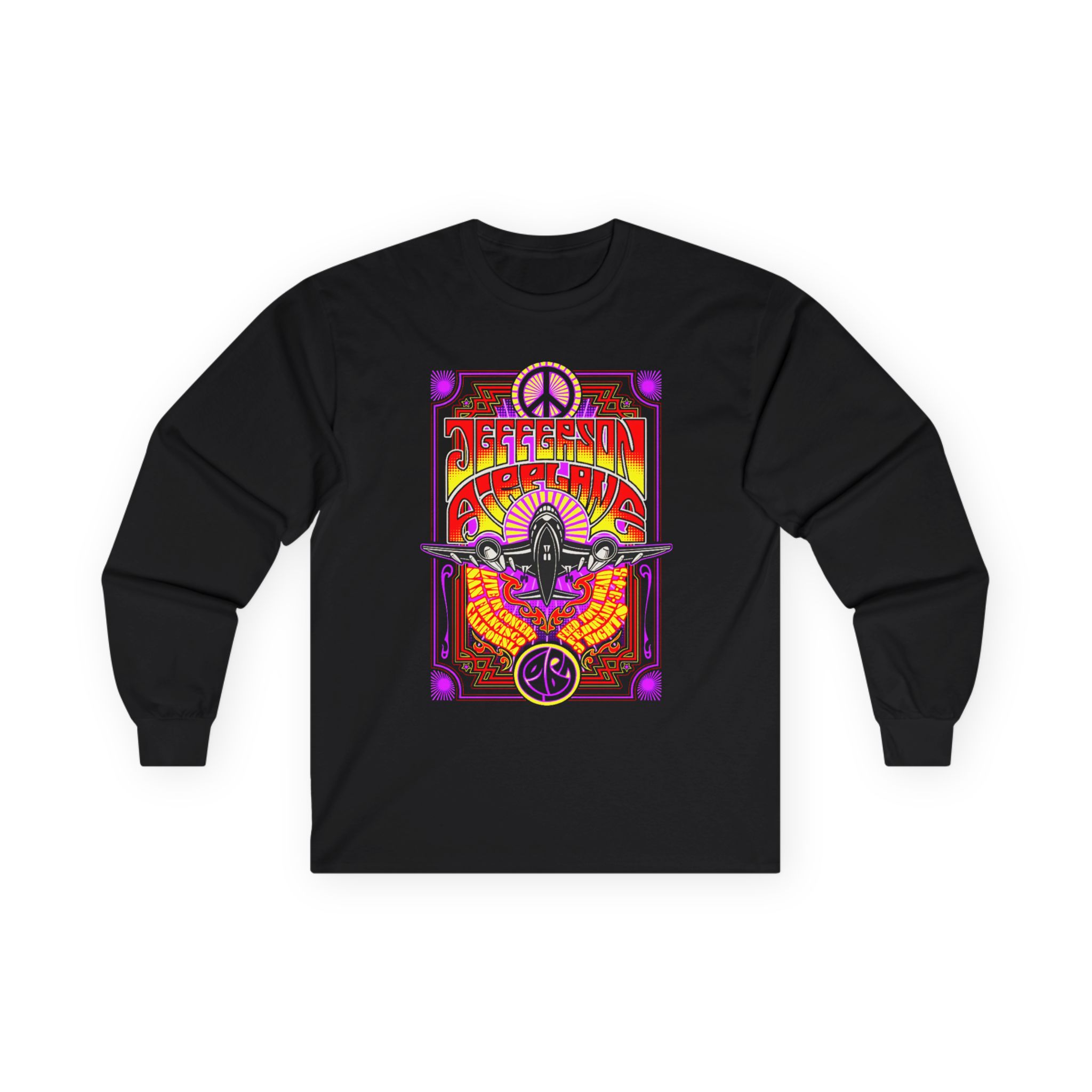 Jefferson Airplane Unisex Ultra Cotton Long Sleeve Tee