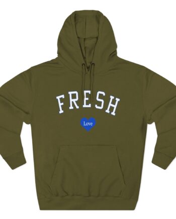 Fresh Love Varsity Three-Panel Fleece Hoodie