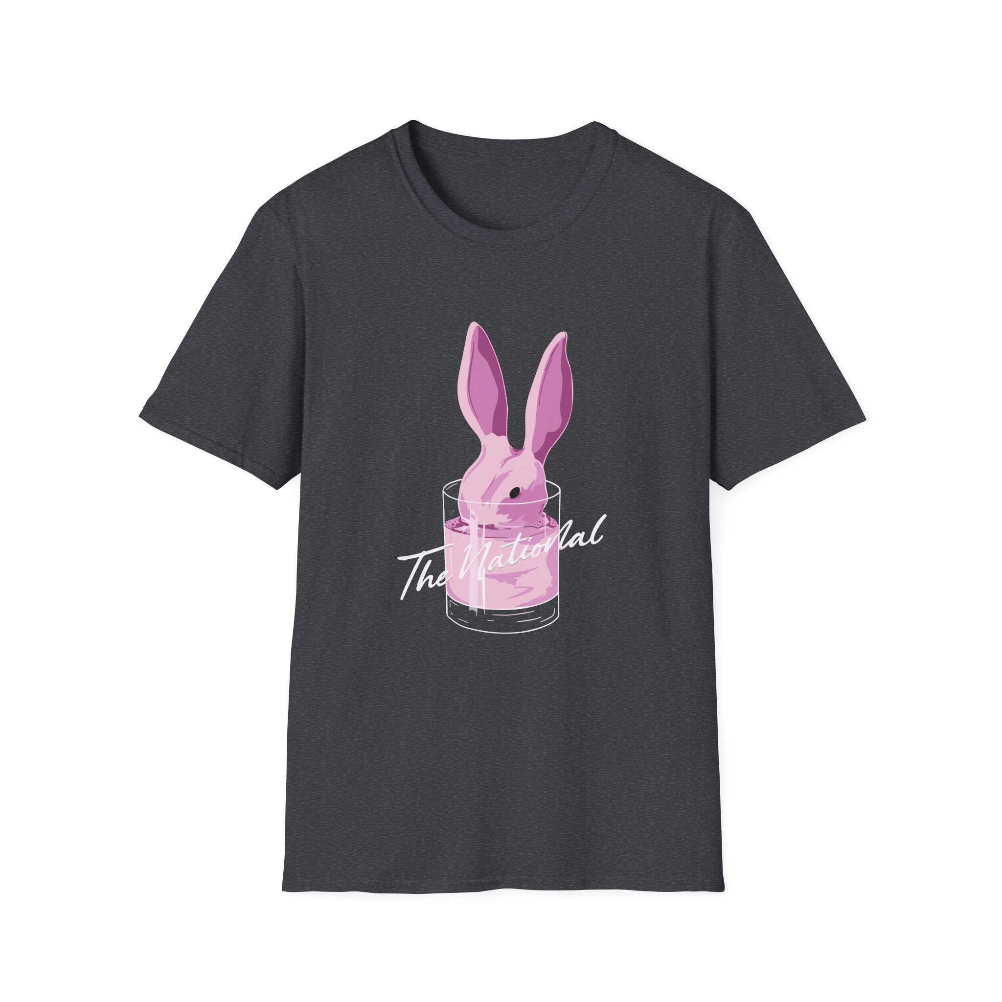 The National Pink Rabbits Unisex Softstyle T-shirt