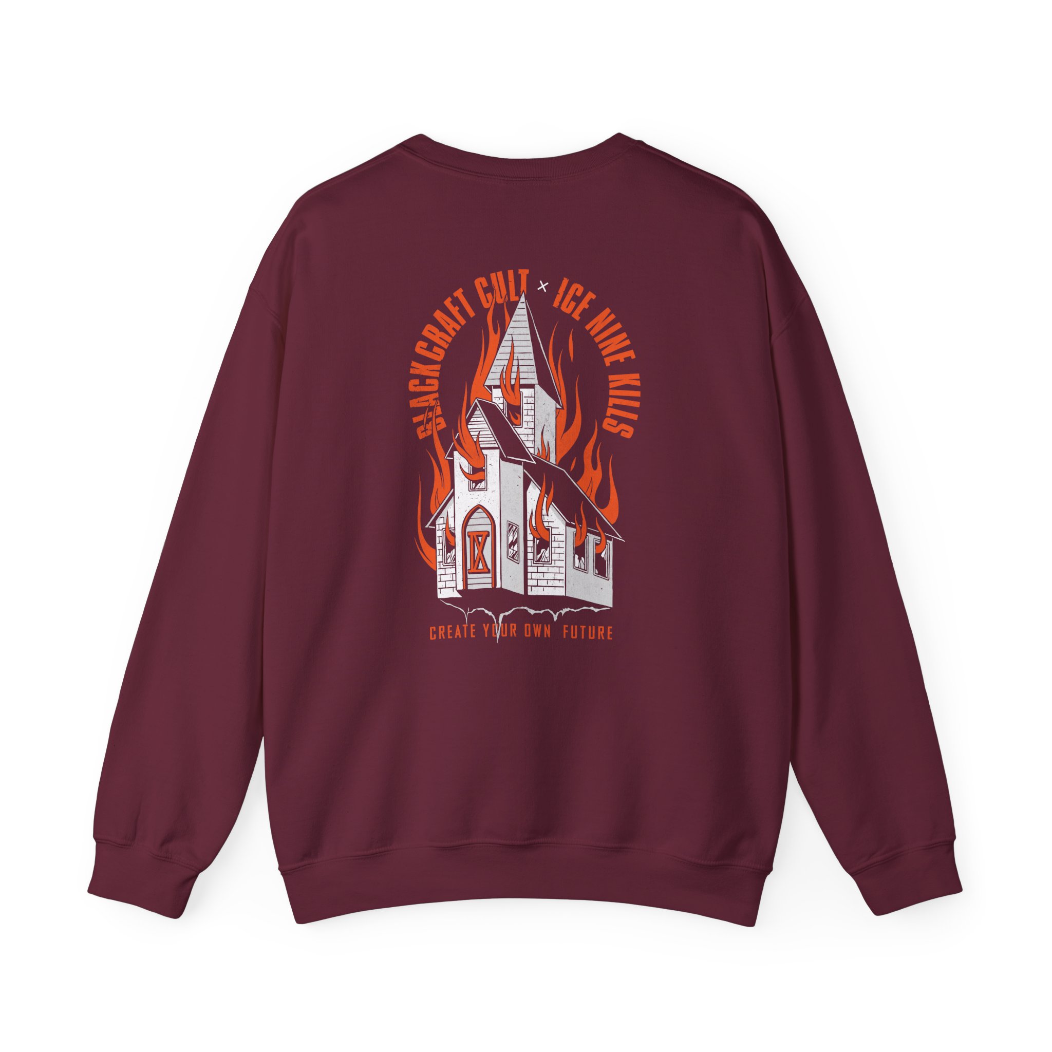 Ice Nine Kills Ink Burning Church Unisex Heavy Blendâ„¢ Crewneck Sweatshirt