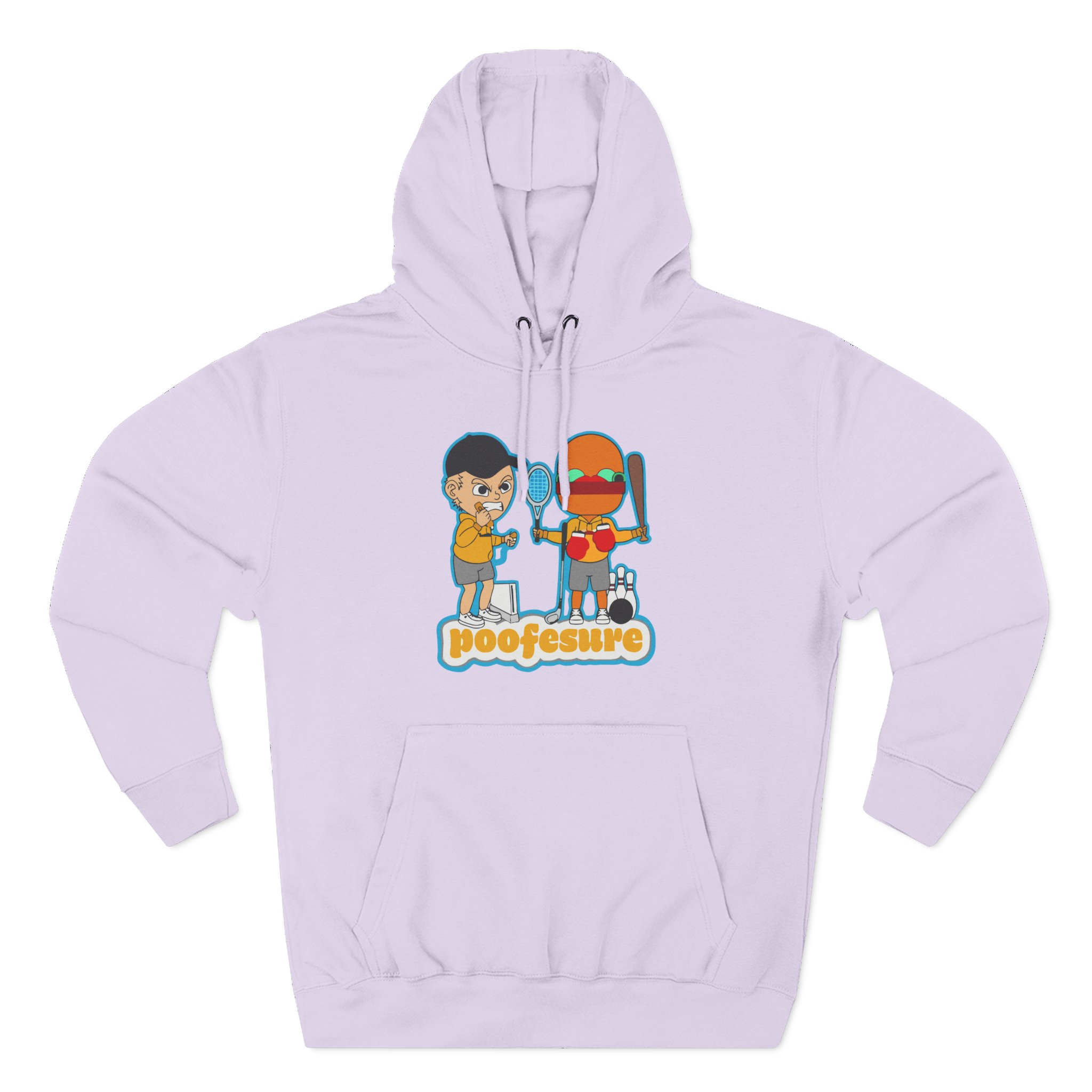 Poofesure Three-Panel Fleece Hoodie