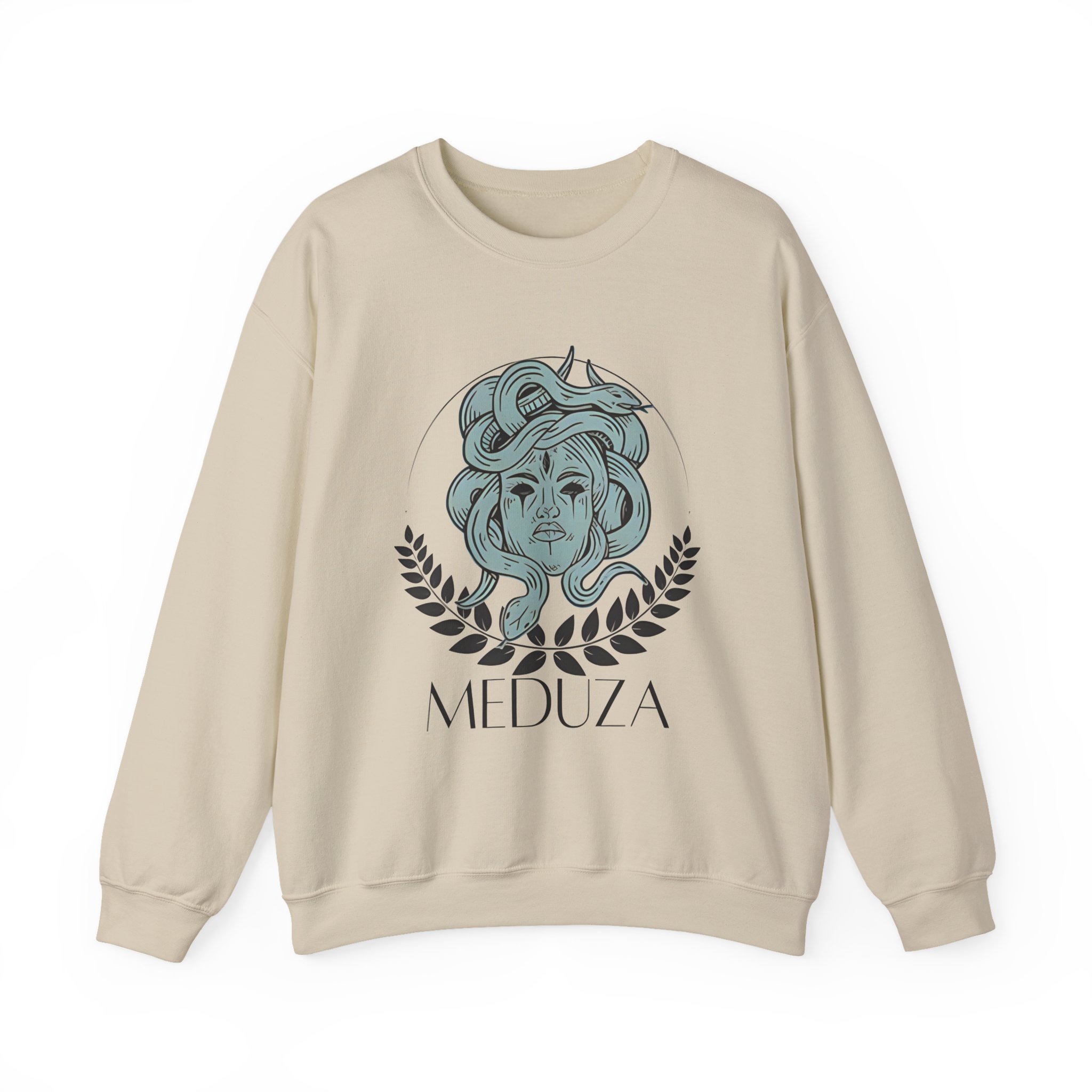 Meduza Head Fleece Unisex Heavy Blendâ„¢ Crewneck Sweatshirt