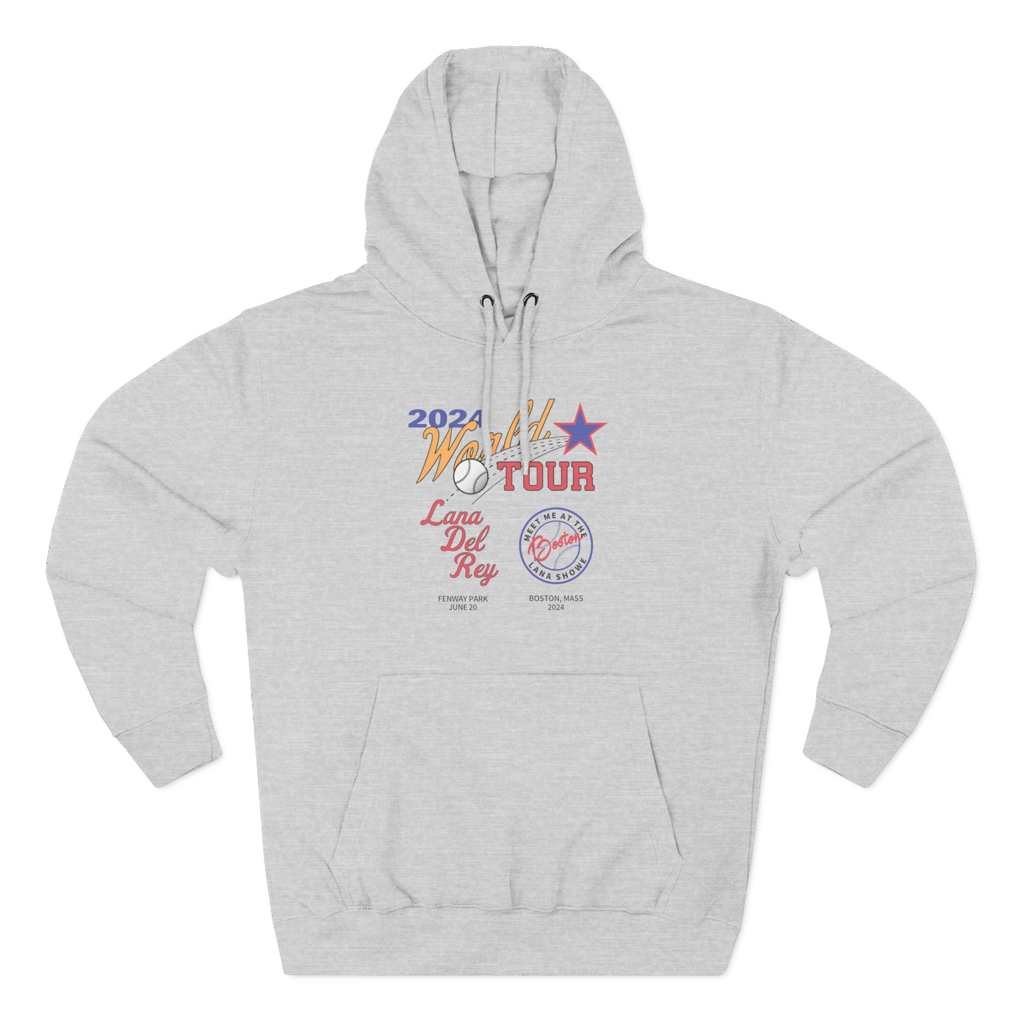 Lanadelrey Three-Panel Fleece Hoodie