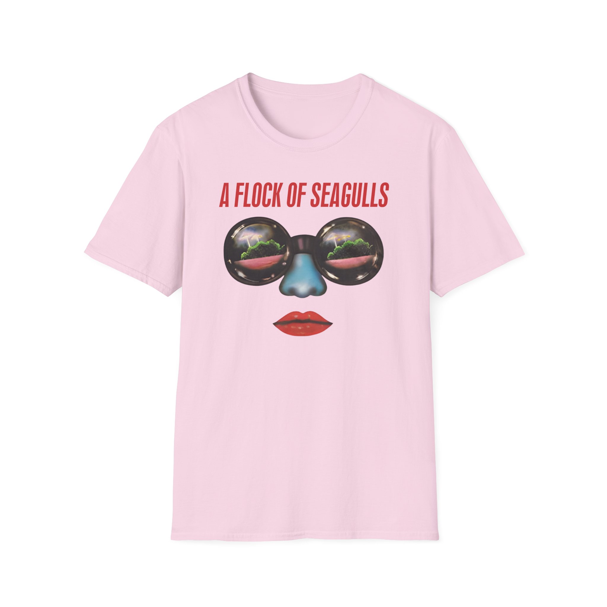 A Flock of Seagulls Us 1982 Tour Unisex Softstyle T-Shirt