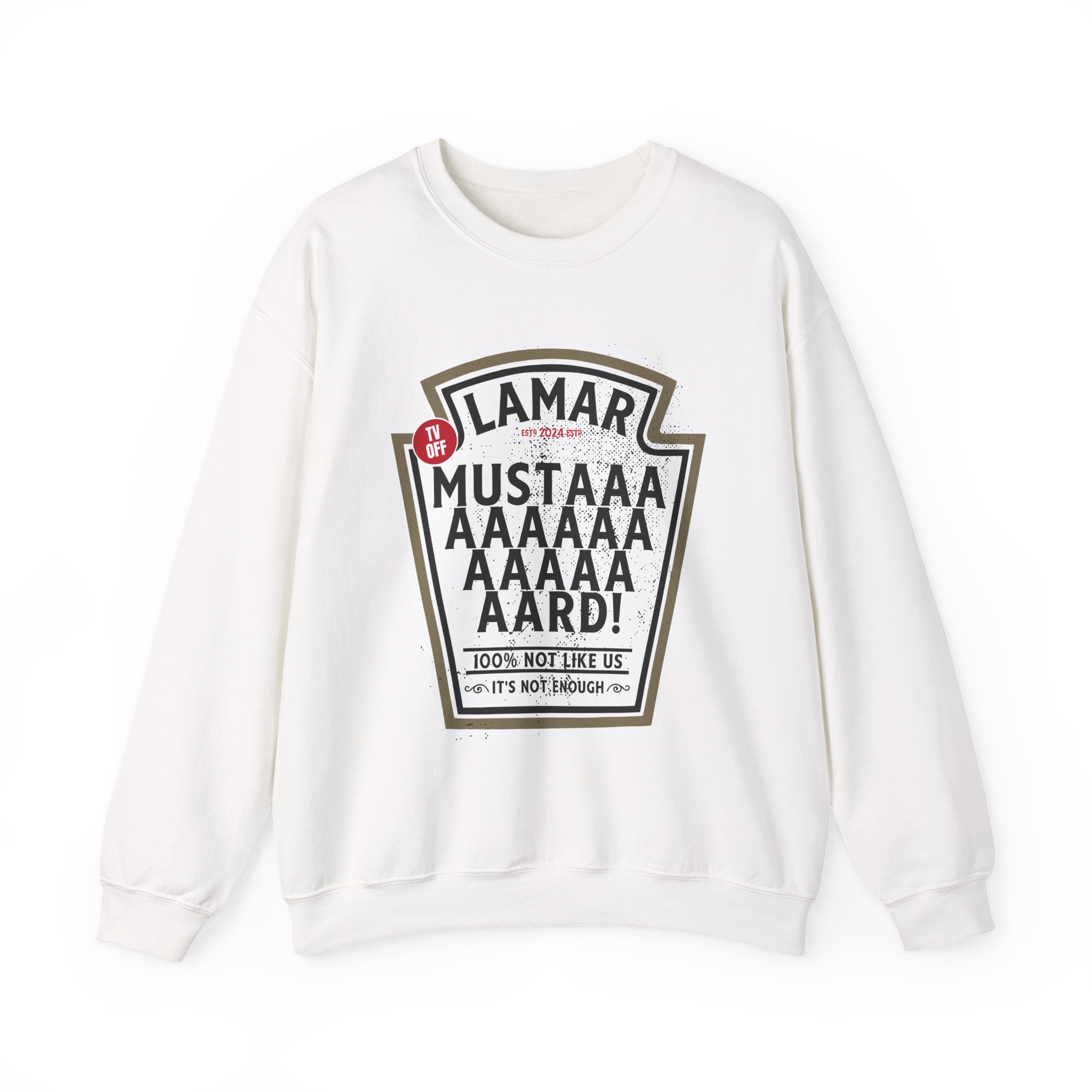 Kendrick Lamar Mustard Tv Off Unisex Heavy Blendâ„¢ Crewneck Sweatshirt