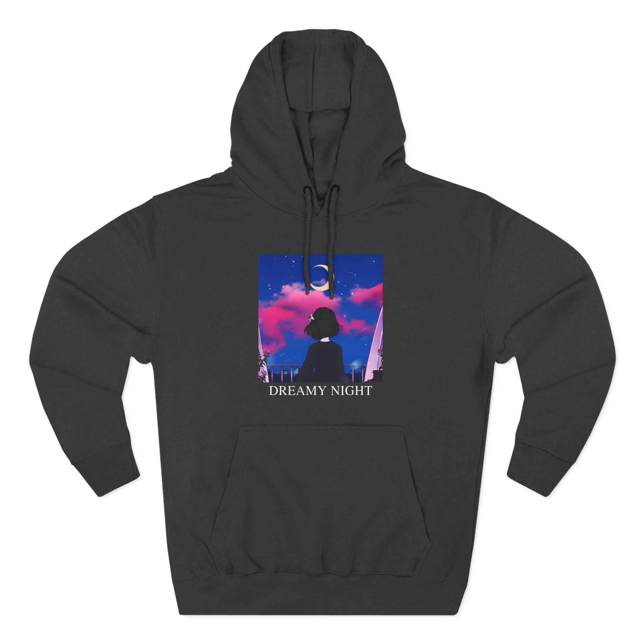 Lilypichu Dreamy Night Three-Panel Fleece Hoodie