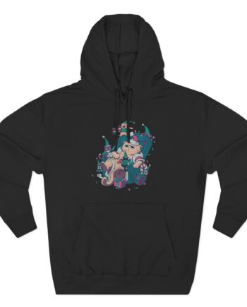 Lirik Three-Panel Fleece Hoodie
