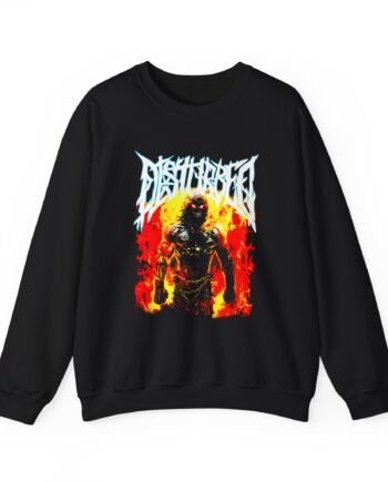 Disturbed Metal Unisex Heavy Blend™ Crewneck Sweatshirt