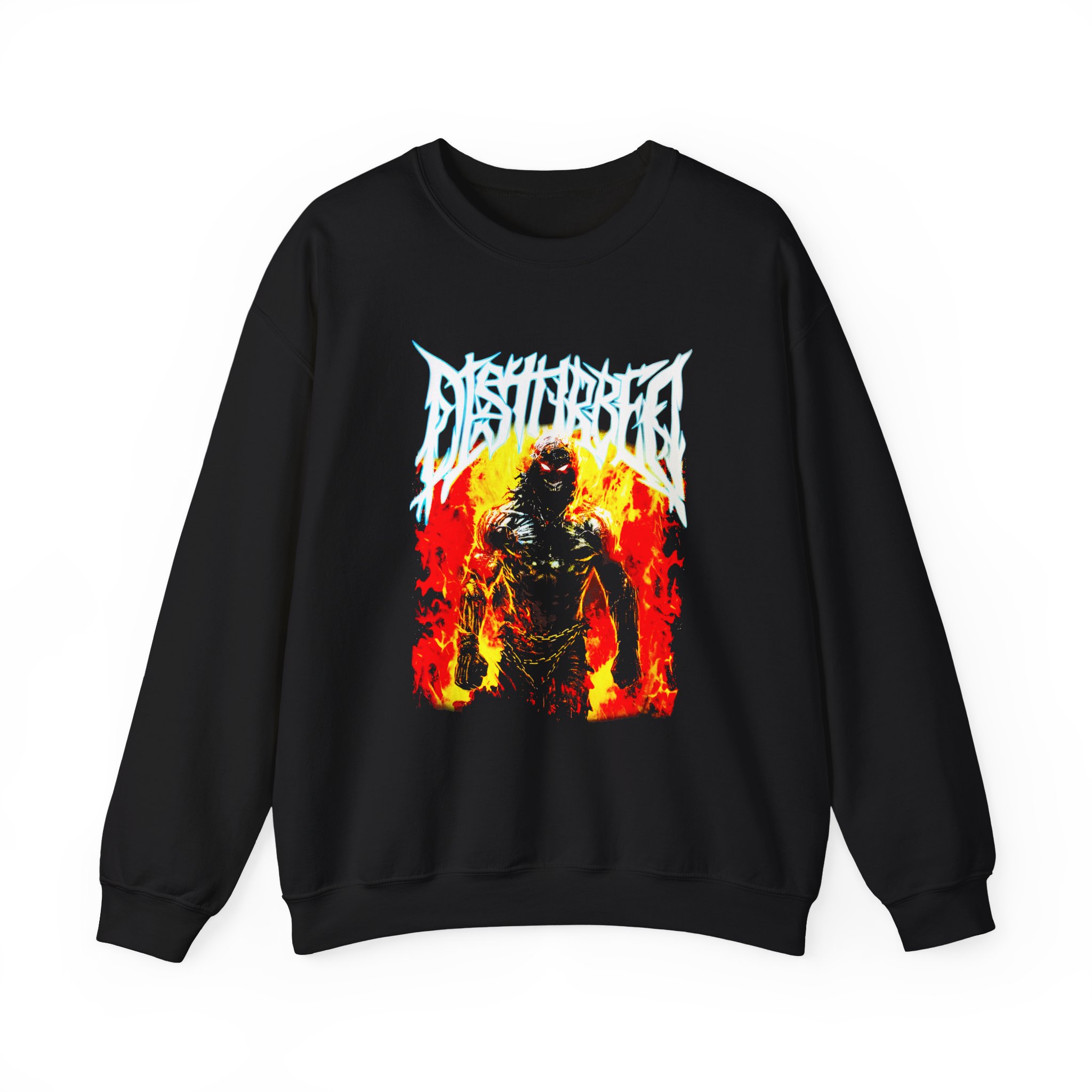 Disturbed Metal Unisex Heavy Blendâ„¢ Crewneck Sweatshirt