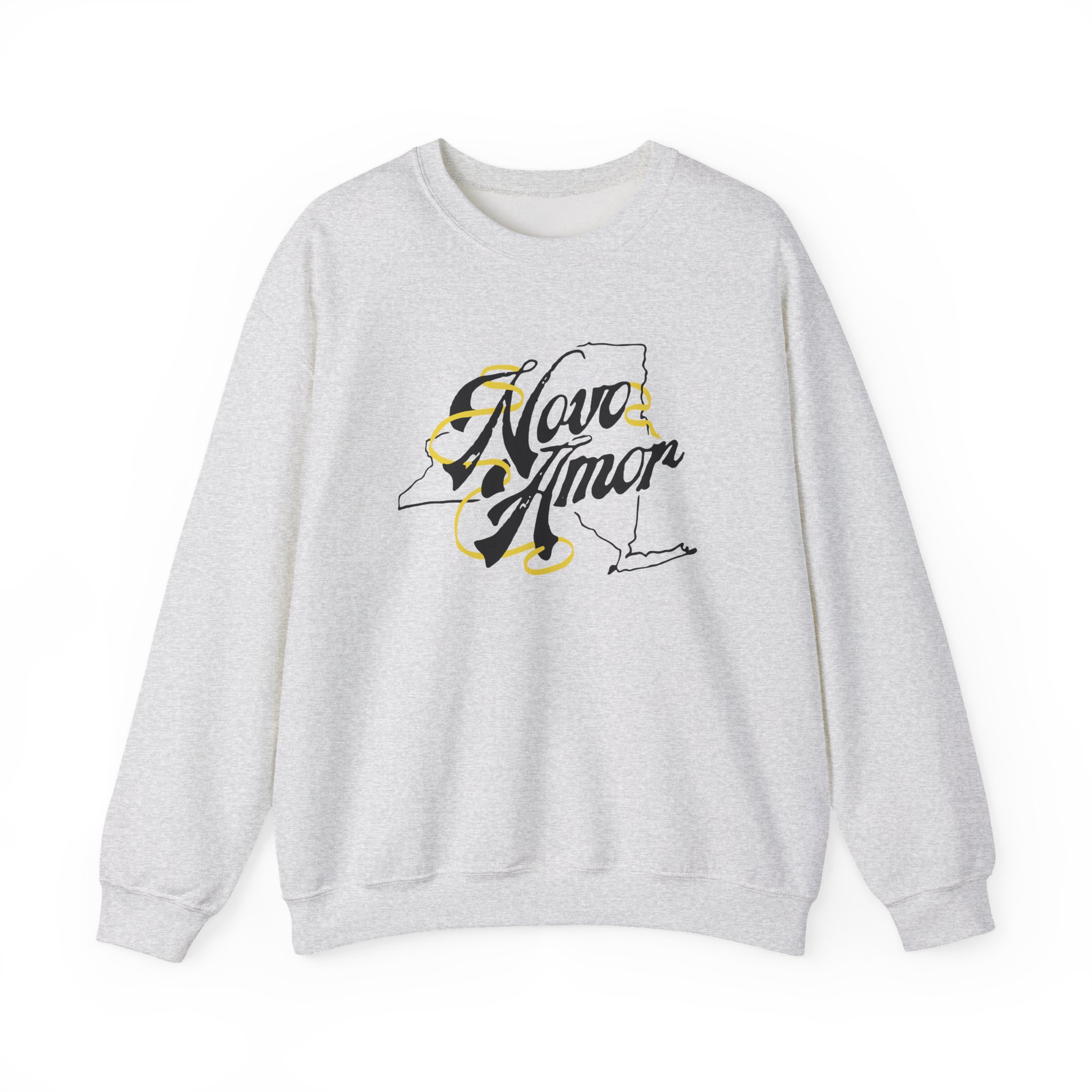 Novo Amor Ny Ribbon Unisex Heavy Blendâ„¢ Crewneck Sweatshirt
