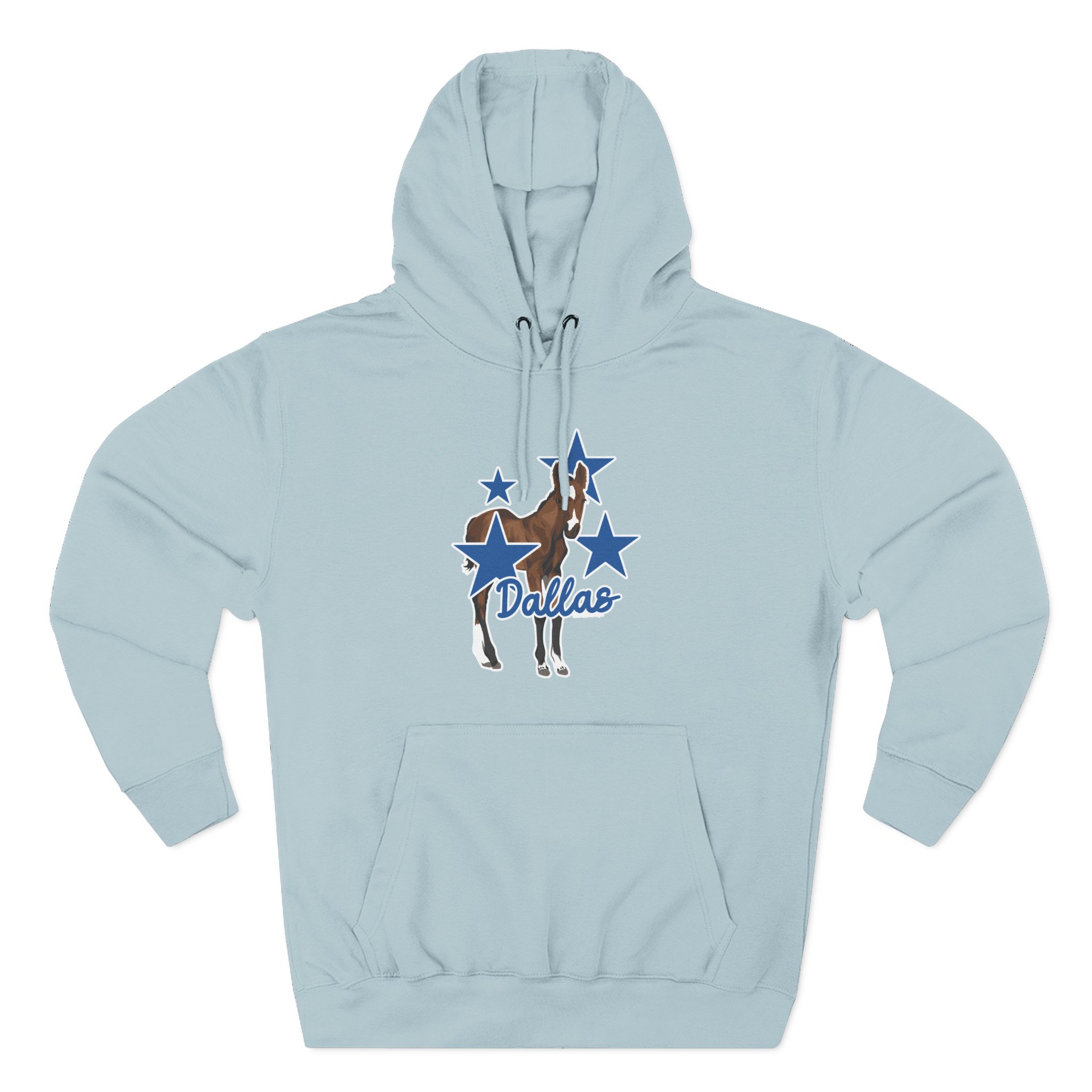 Katie Van Slyke Dallas Three-Panel Fleece Hoodie