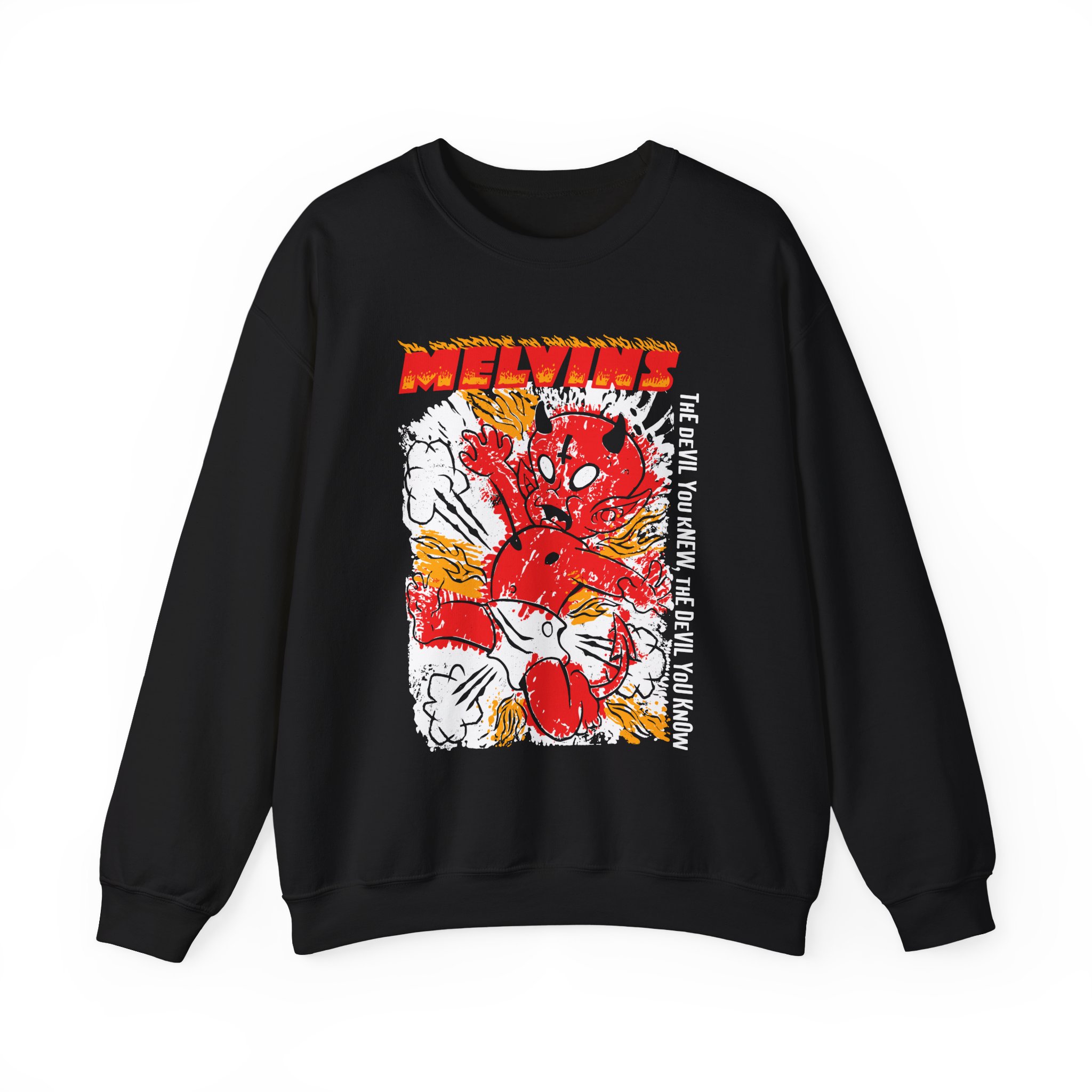 Melvins the Devil You Knew Unisex Heavy Blendâ„¢ Crewneck Sweatshirt