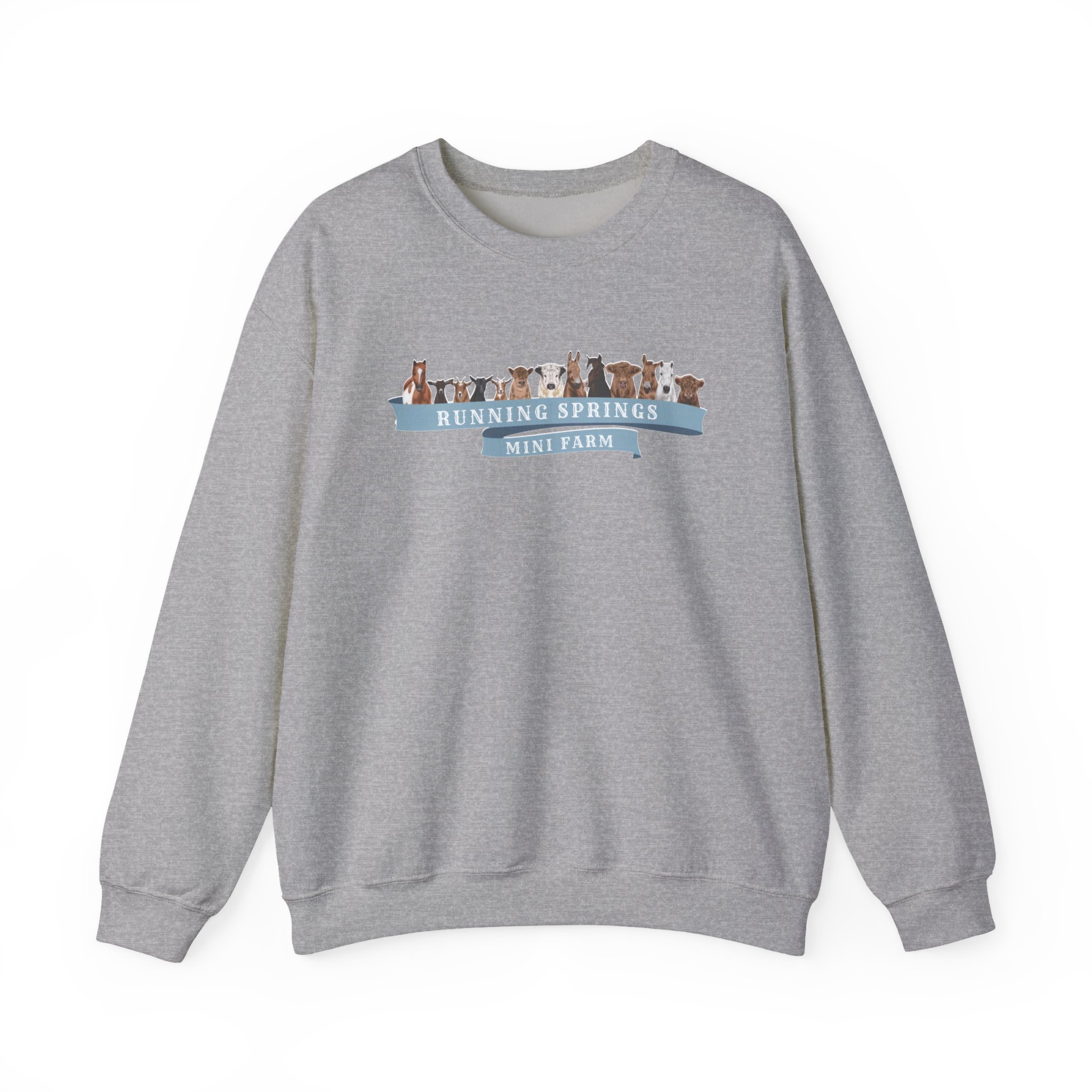 Katie Van Slyke The Mini Farm Unisex Heavy Blendâ„¢ Crewneck Sweatshirt