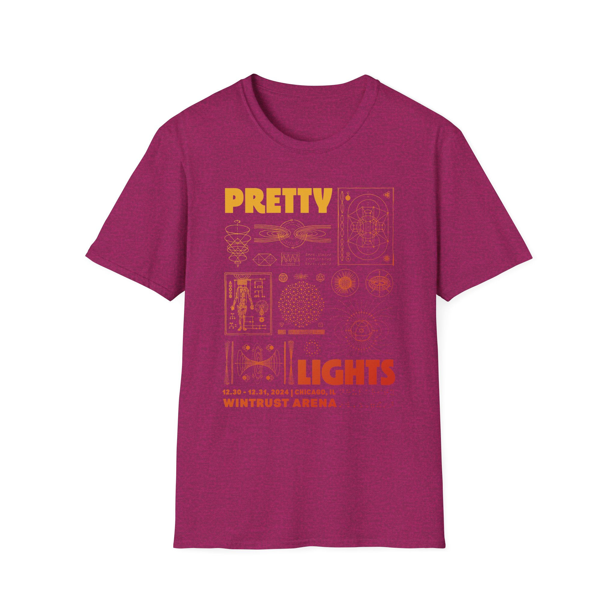 Pretty Lights Lucid Livestream @ Wintrust Arena Unisex Softstyle T-Shirt
