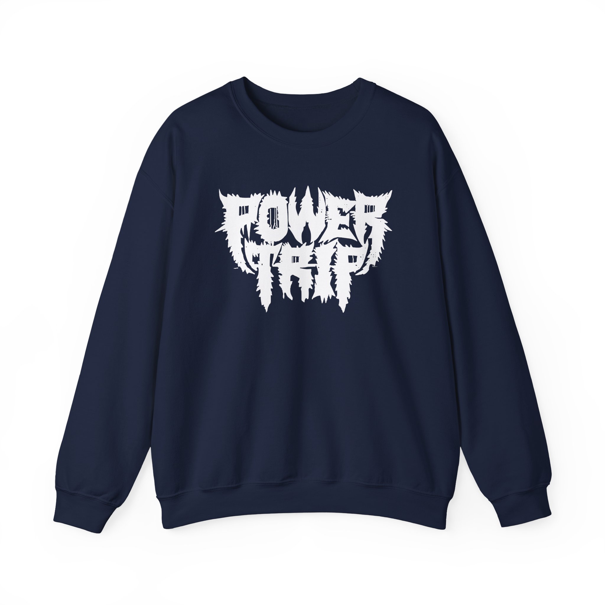 Power Trip Skull Unisex Heavy Blendâ„¢ Crewneck Sweatshirt