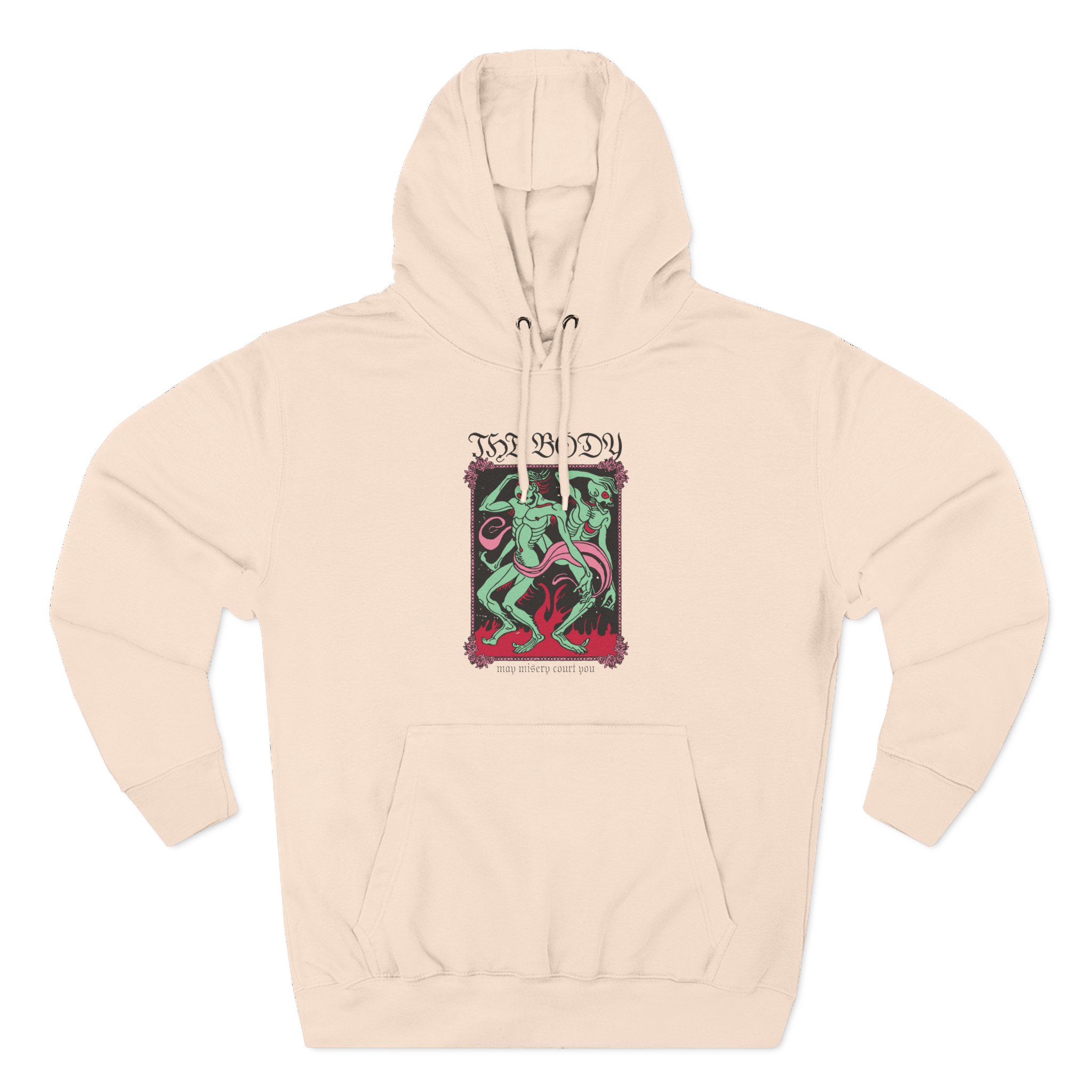 The Body Figures Three-Panel Fleece Hoodie